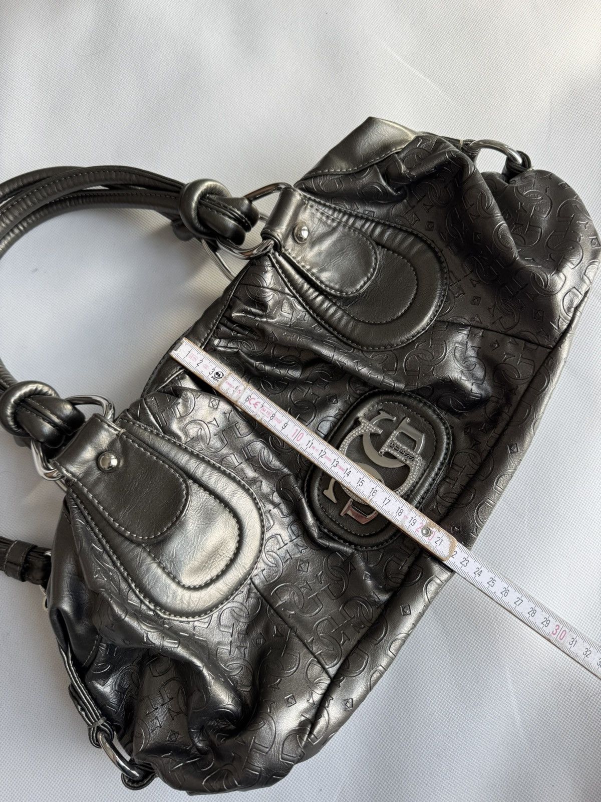 Guess Vintage Guess Monogram logo bag 00s Y2k Handbag Size ONE SIZE - 18 Thumbnail