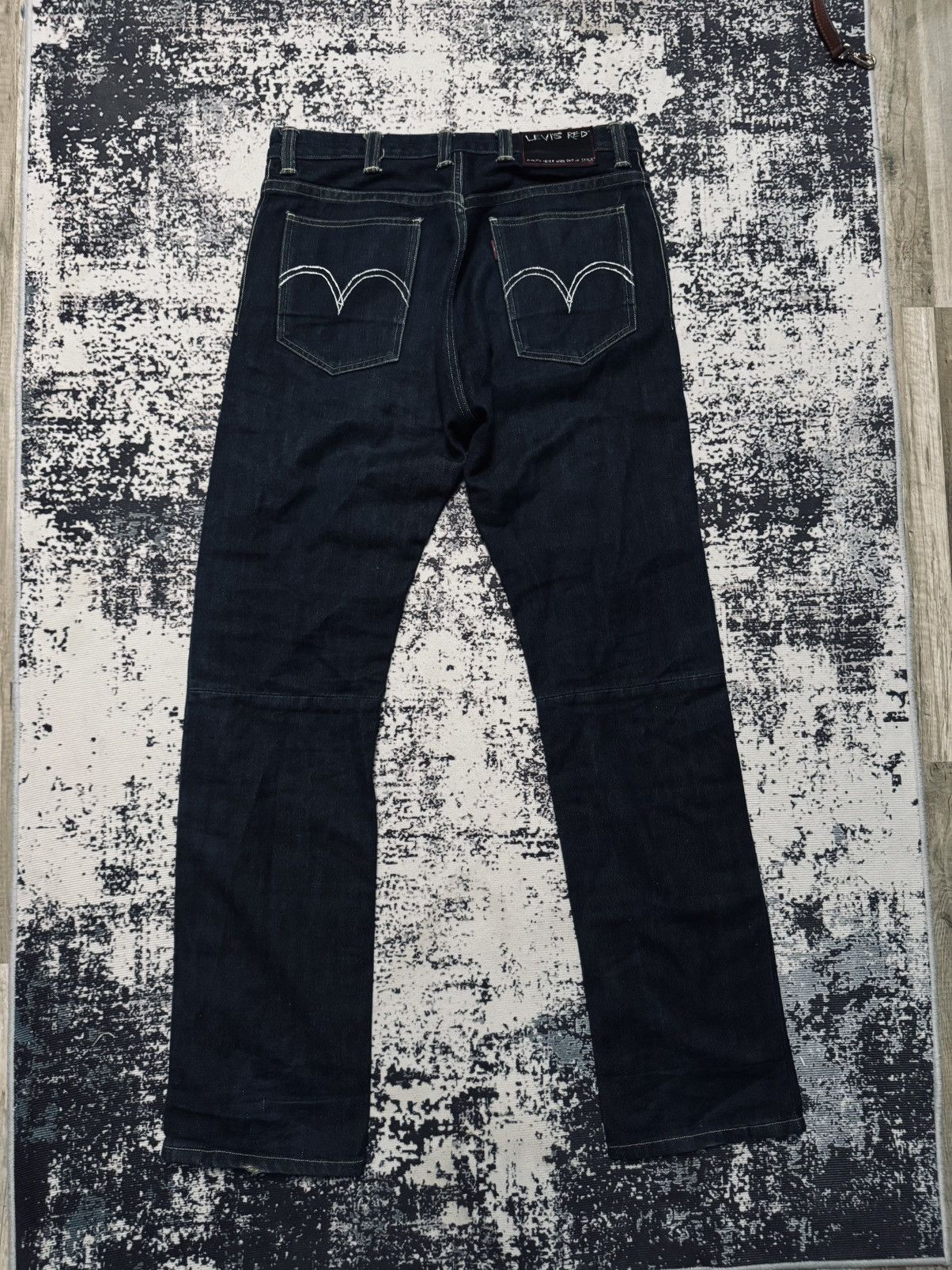 Levi's Made & Crafted × Levi's Vintage Clothing × Vintage Levis Vintage Clothing Red Selvedge Selvage Denim Jeans 32 Size US 32 / EU 48 - 6 Thumbnail