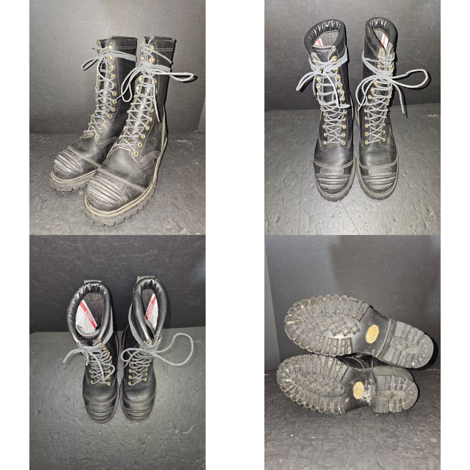 Vintage Total Fire Group Wildland Fire NFPA Rated Leather Boots Model 3060 Mens Sz 6.5 W Black Size US 7 / EU 40 - 8 Thumbnail