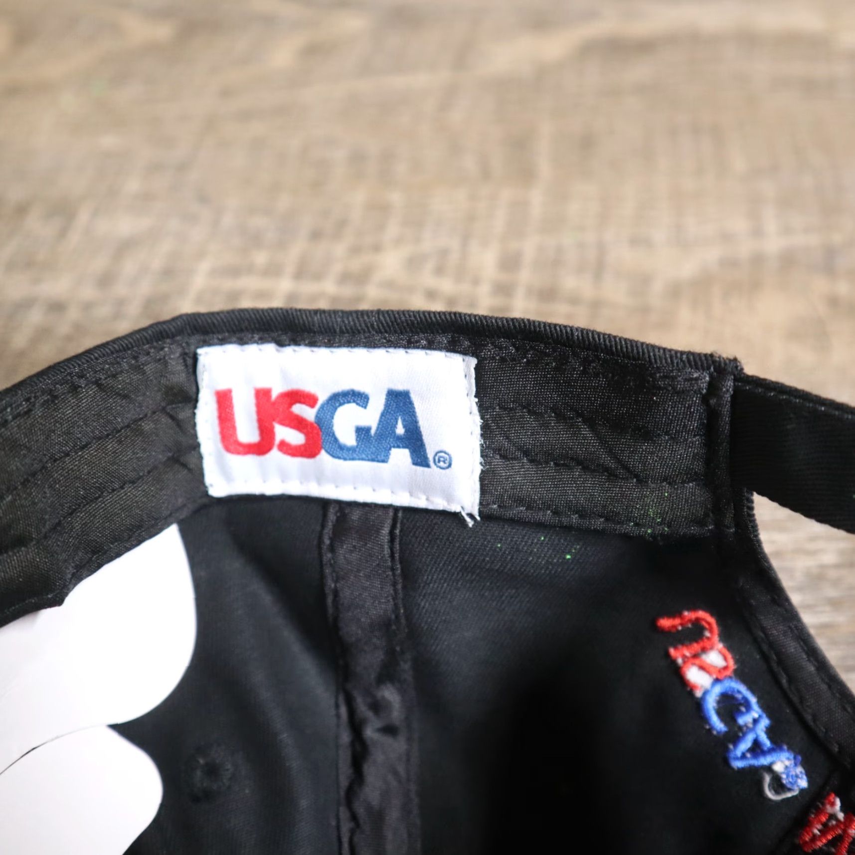 Vintage VINTAGE US Open Hat Baseball Cap One Size Black Mens Adults One Size Black Hat 2014 Championship Fans Football Football 2014 Mens Size ONE SIZE - 7 Thumbnail