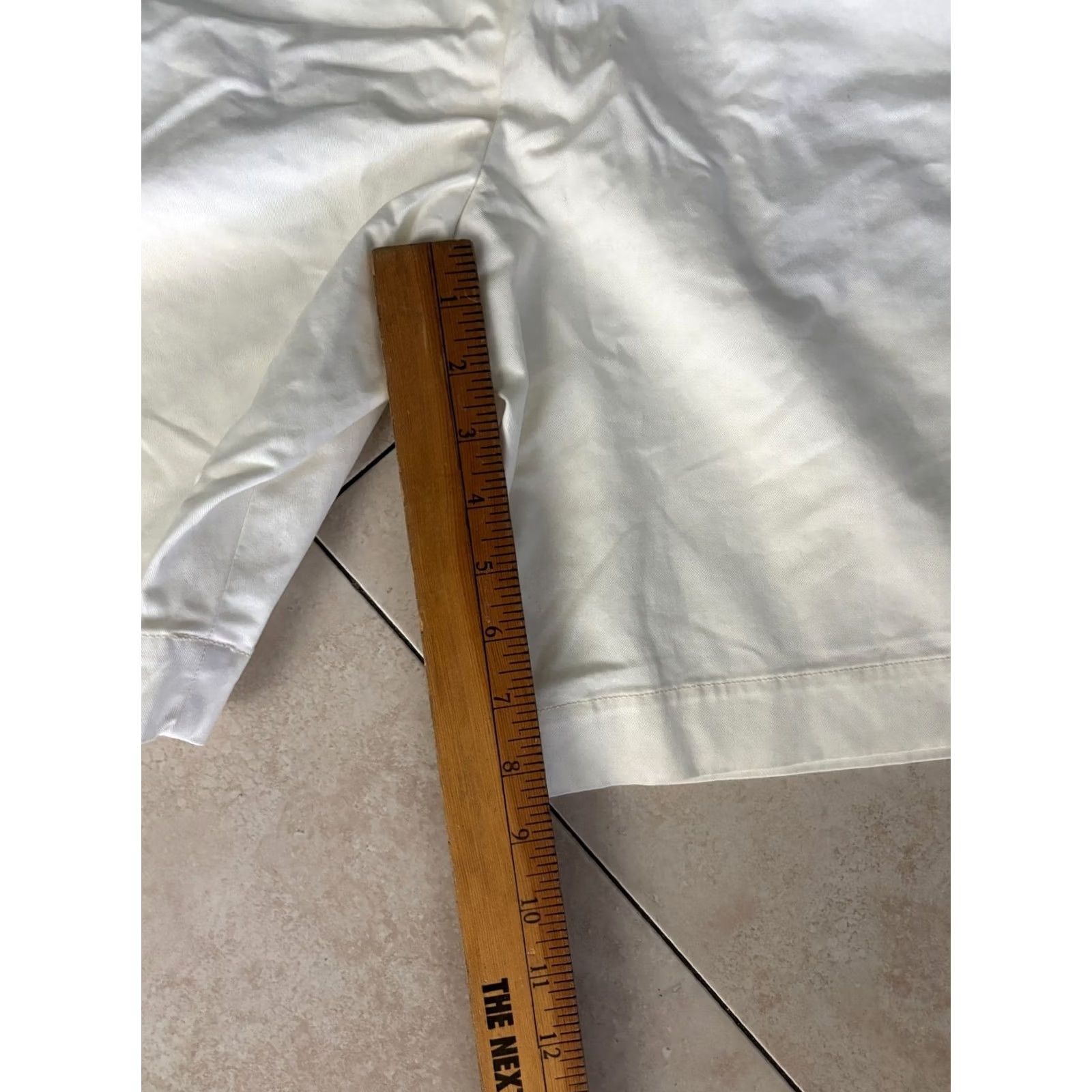 Polo Ralph Lauren Polo Ralph Lauren White Stretch Slim Fit Chino Shorts Men's Size 40 Size US M / EU 48-50 / 2 - 7 Thumbnail