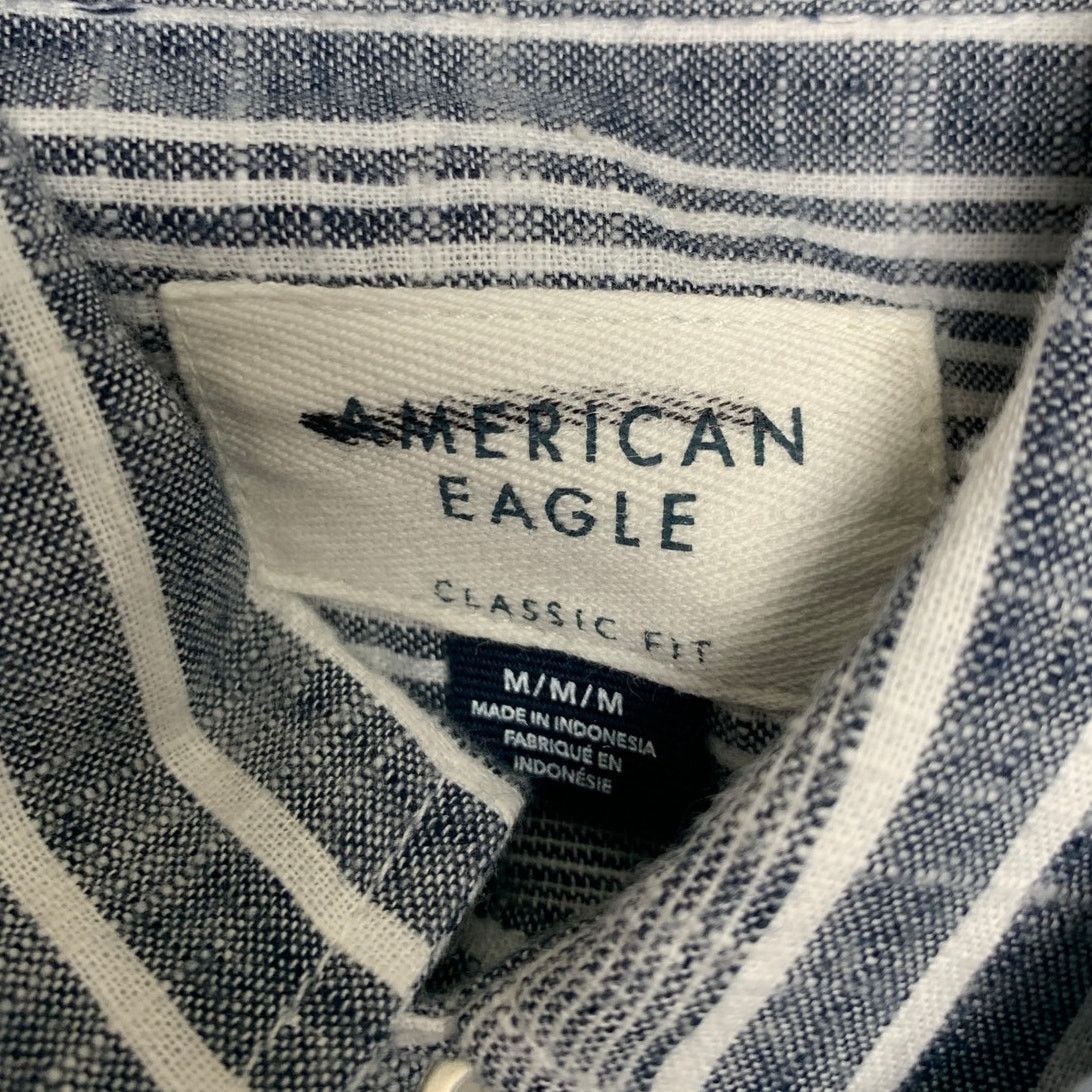 American Eagle Outfitters 2 New American Eagle Mens Medium Button Up Collared Shirts Size US M / EU 48-50 / 2 - 6 Thumbnail