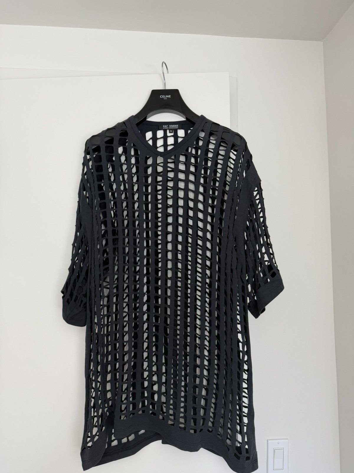 Raf Simons Raf Simons SS06 Icarus Surgit Oversized Laser Cut Shirt Size US L / EU 52-54 / 3 - 1 Thumbnail