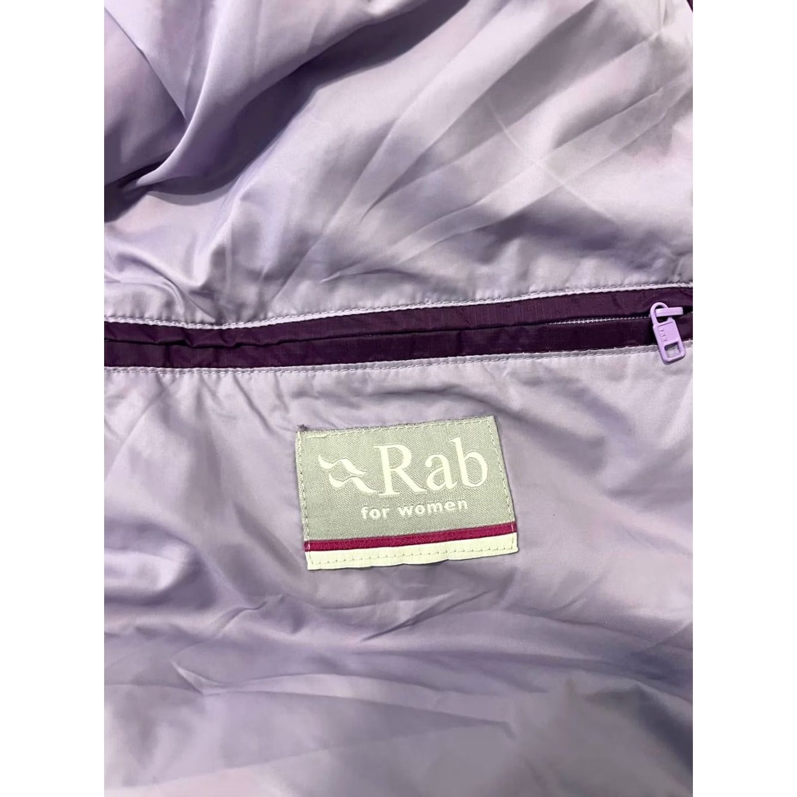 Rab Rab Jacket Puffer Women Size 44 Purple Polyamide Long Sleeve Full Zipper Size M / US 6-8 / IT 42-44 - 3 Thumbnail