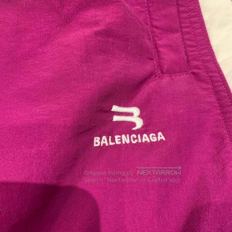 Balenciaga Balenciaga Purple Dual Hook Short Pants Size 33" - 7 Thumbnail