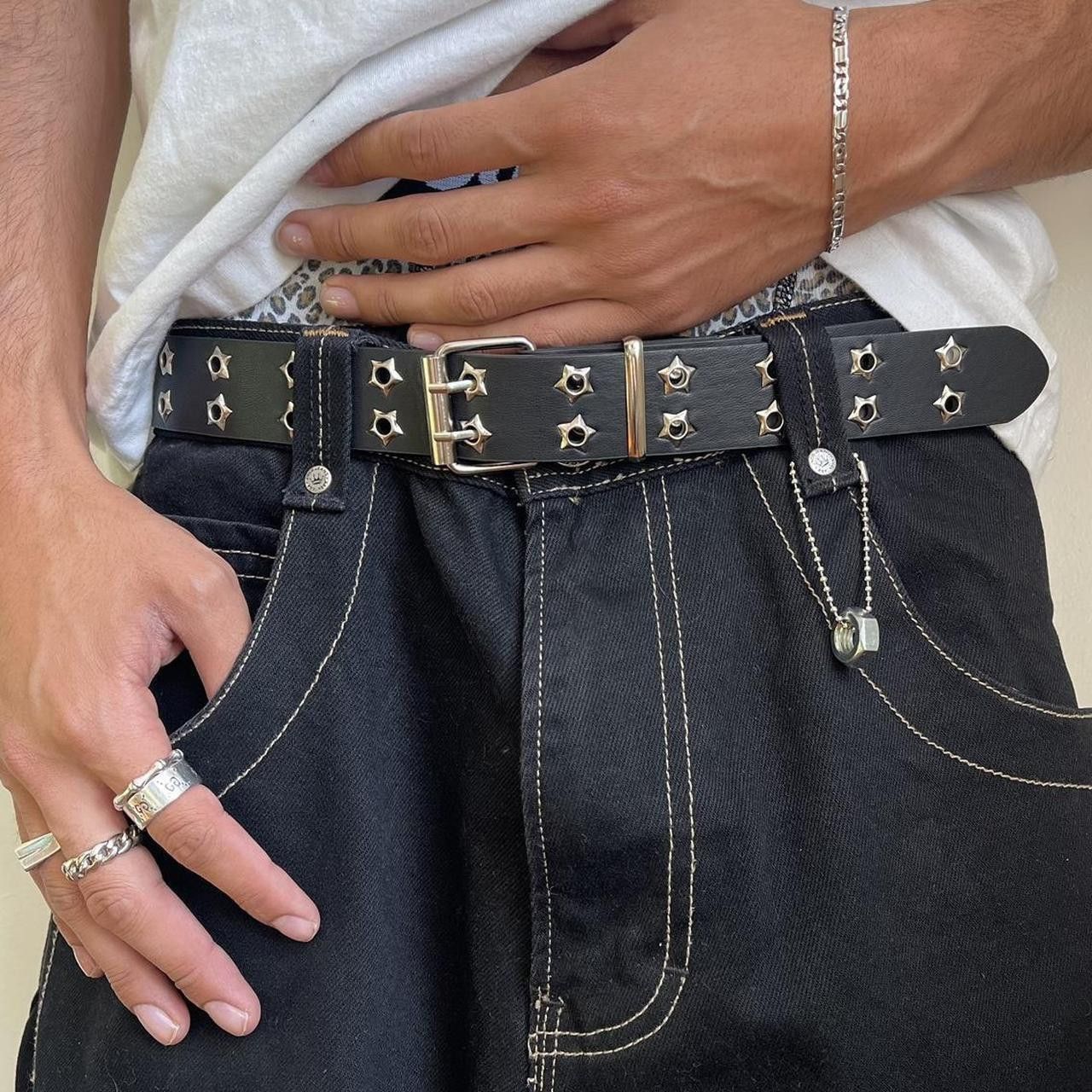 Cowboy Equipment × Vintage y2k 2000s star-studded grunge goth emo skater belt Size ONE SIZE - 1 Thumbnail