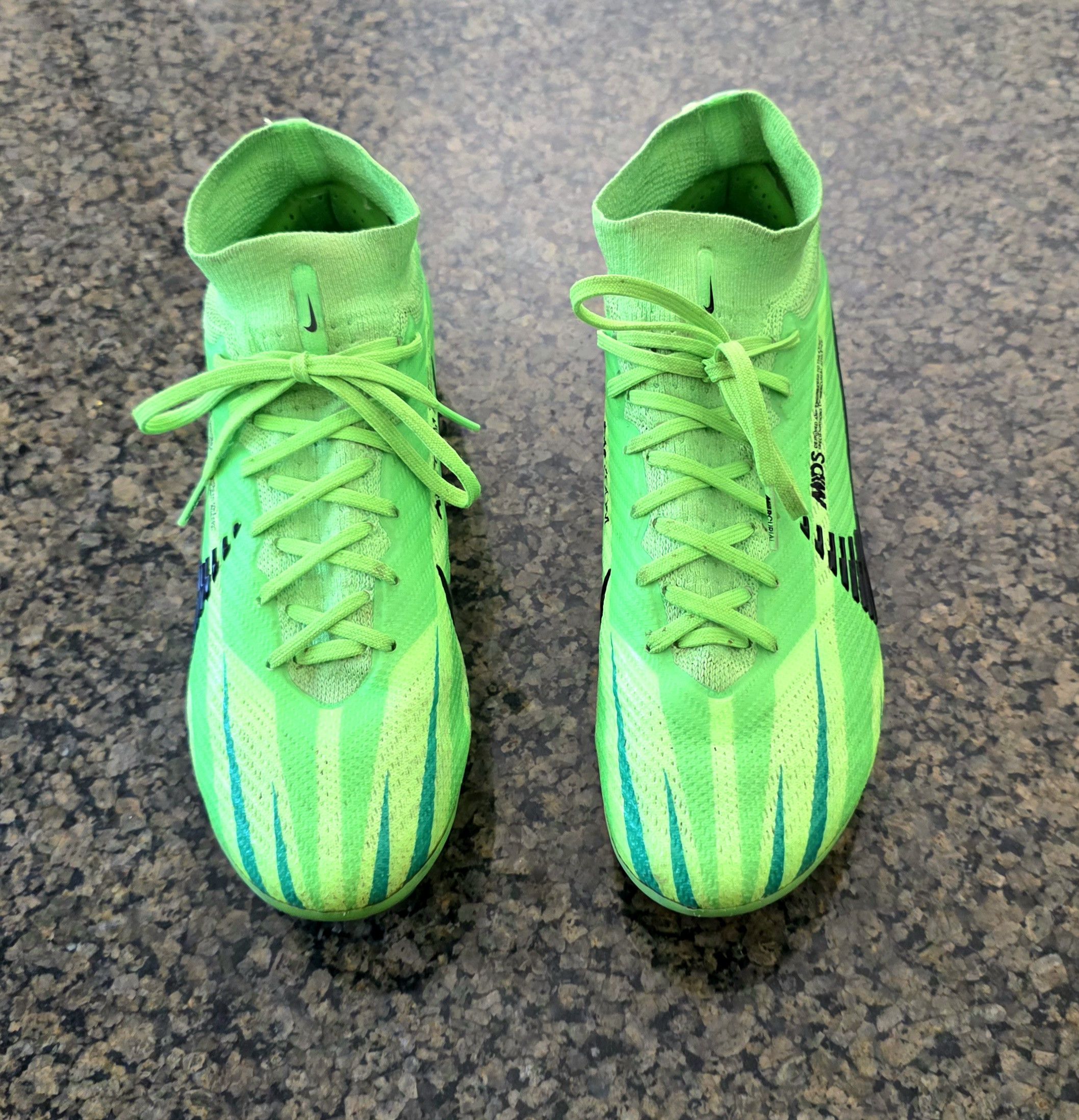 Nike Nike Zoom Mercurial Superfly 9 Elite FG MDS Green Grinch Size US 7 / EU 40 - 3 Thumbnail