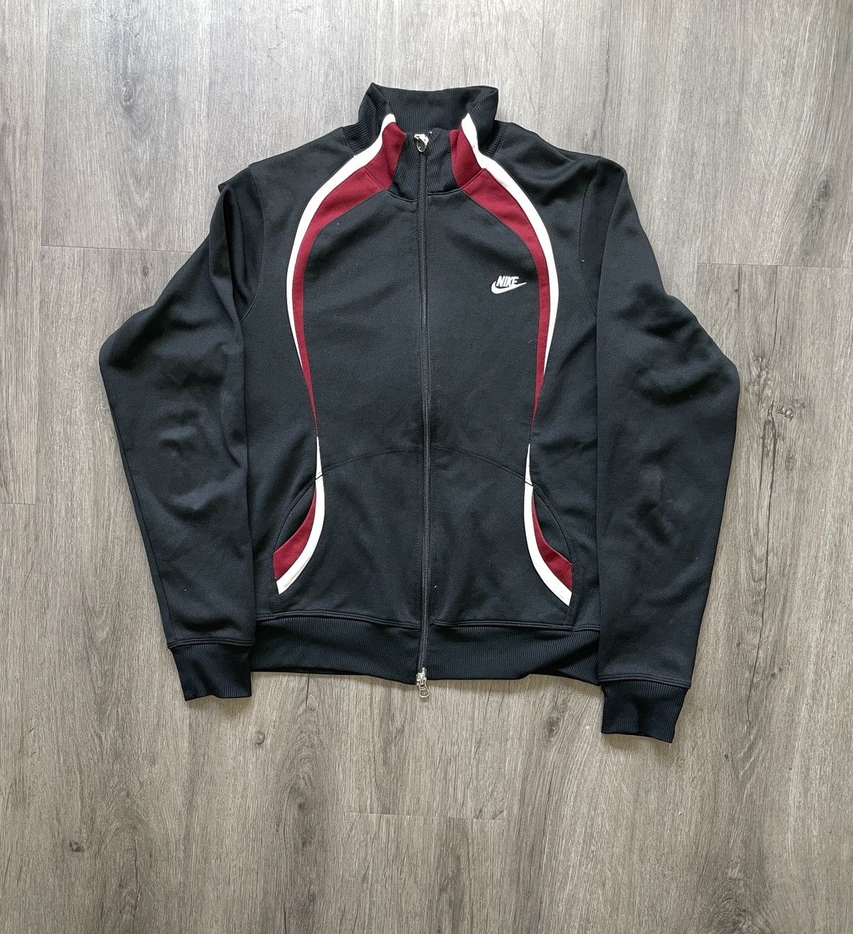 Nike Y2K Nike “Track Style” Silver tag Zip-up Jacket (Sz. M) Size M / US 6-8 / IT 42-44 - 1 Thumbnail