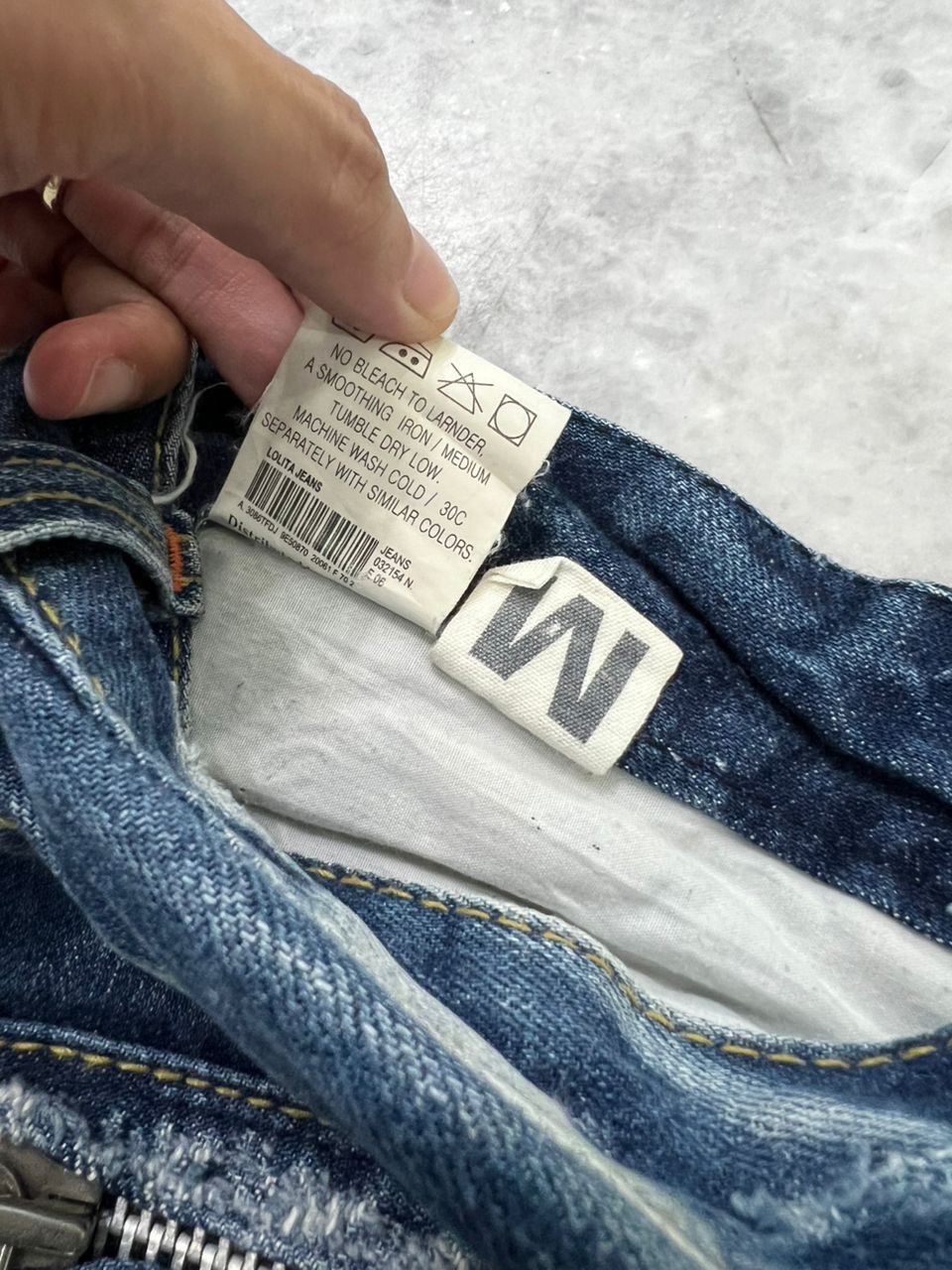 If Six Was Nine × Japanese Brand Rare 🔥 Yoshitomo Nara x Lolita Jeans Size US 35 - 14 Thumbnail