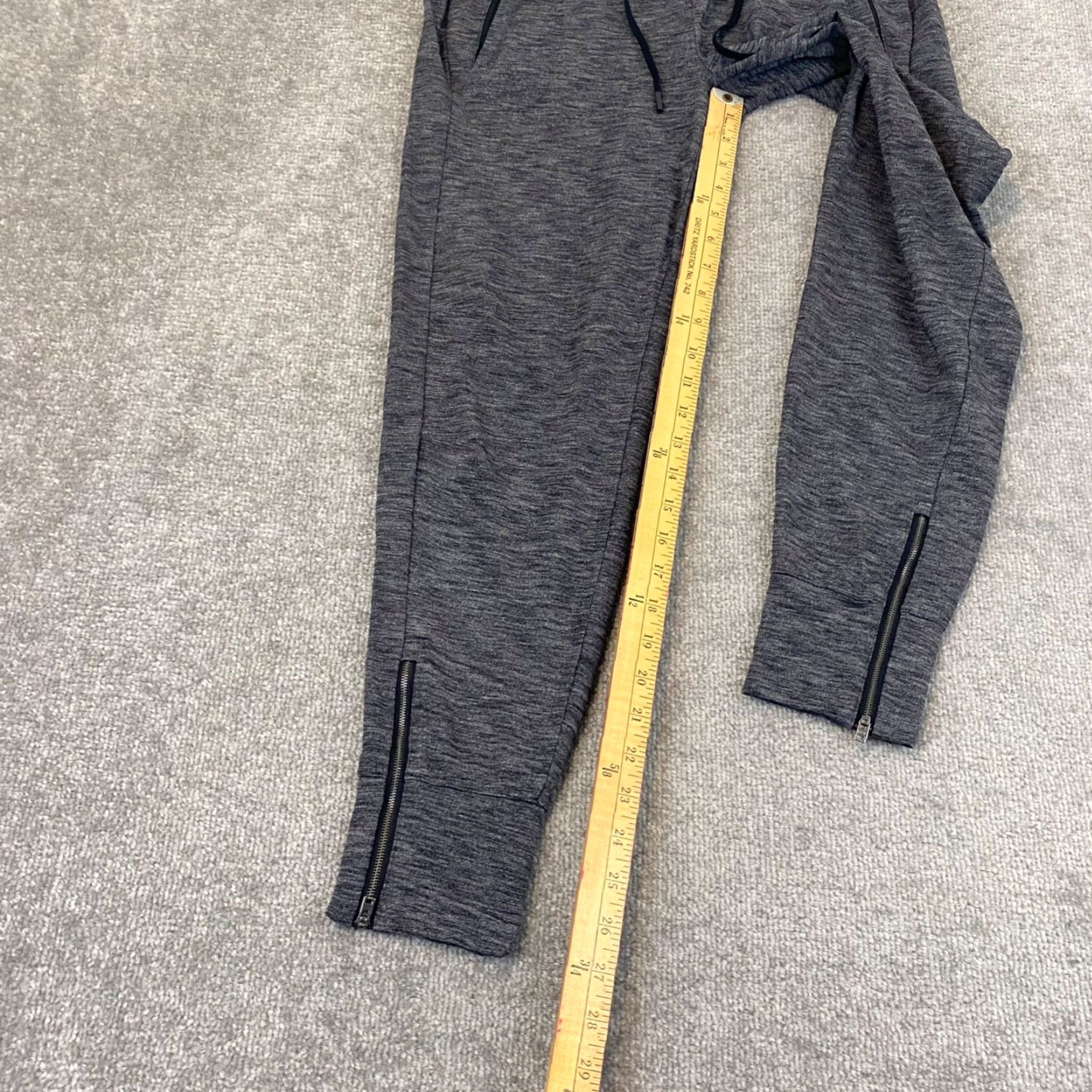 Athleta Athleta Metro Street Jogger Pants Womens Small Heather Gray Ankle Zip Athleisure Size 28" / US 6 / IT 42 - 4 Thumbnail