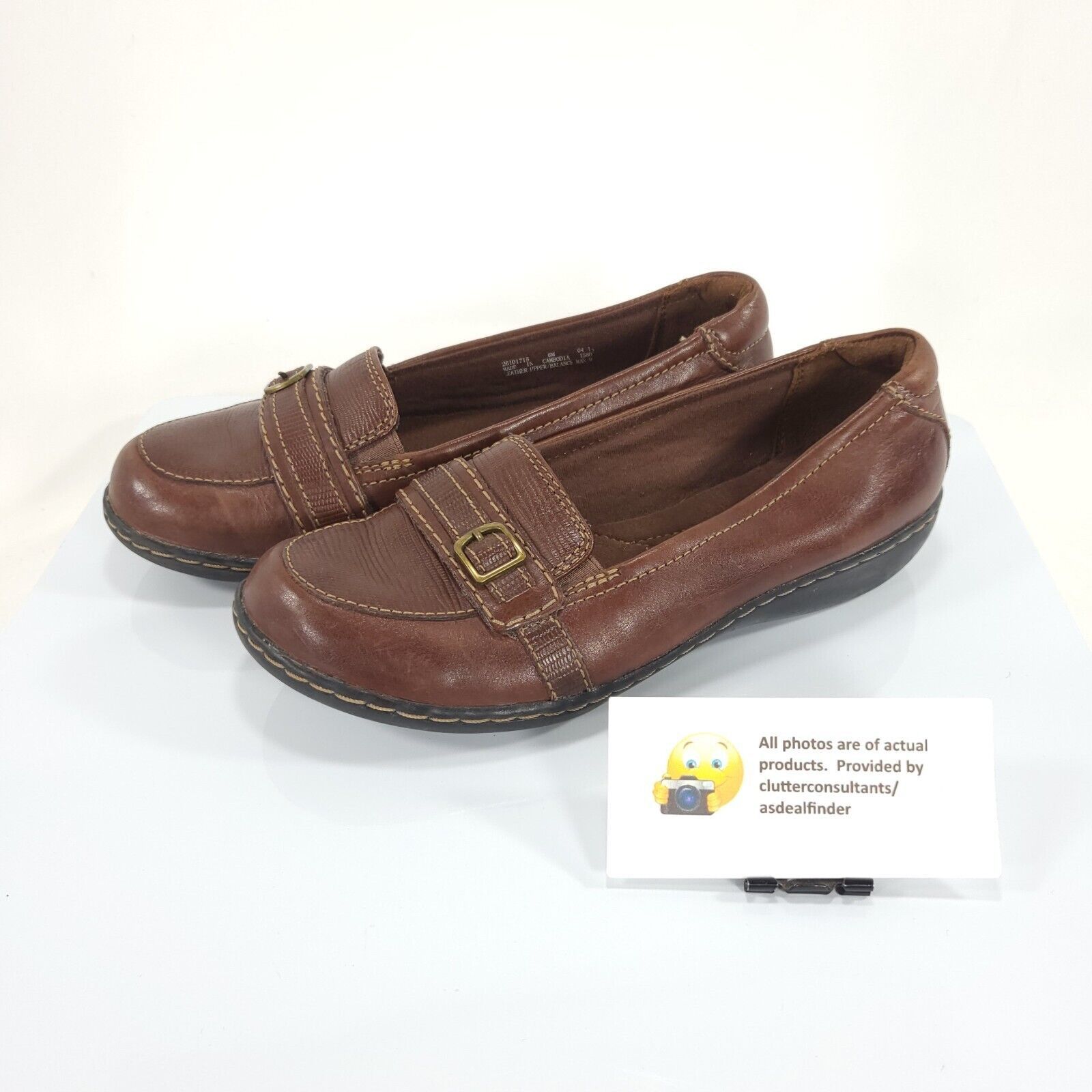 Clarks Clarks Collection Loafer Flat Womens Size 6 26101715 Brown Size US 6 / IT 36 - 1 Thumbnail