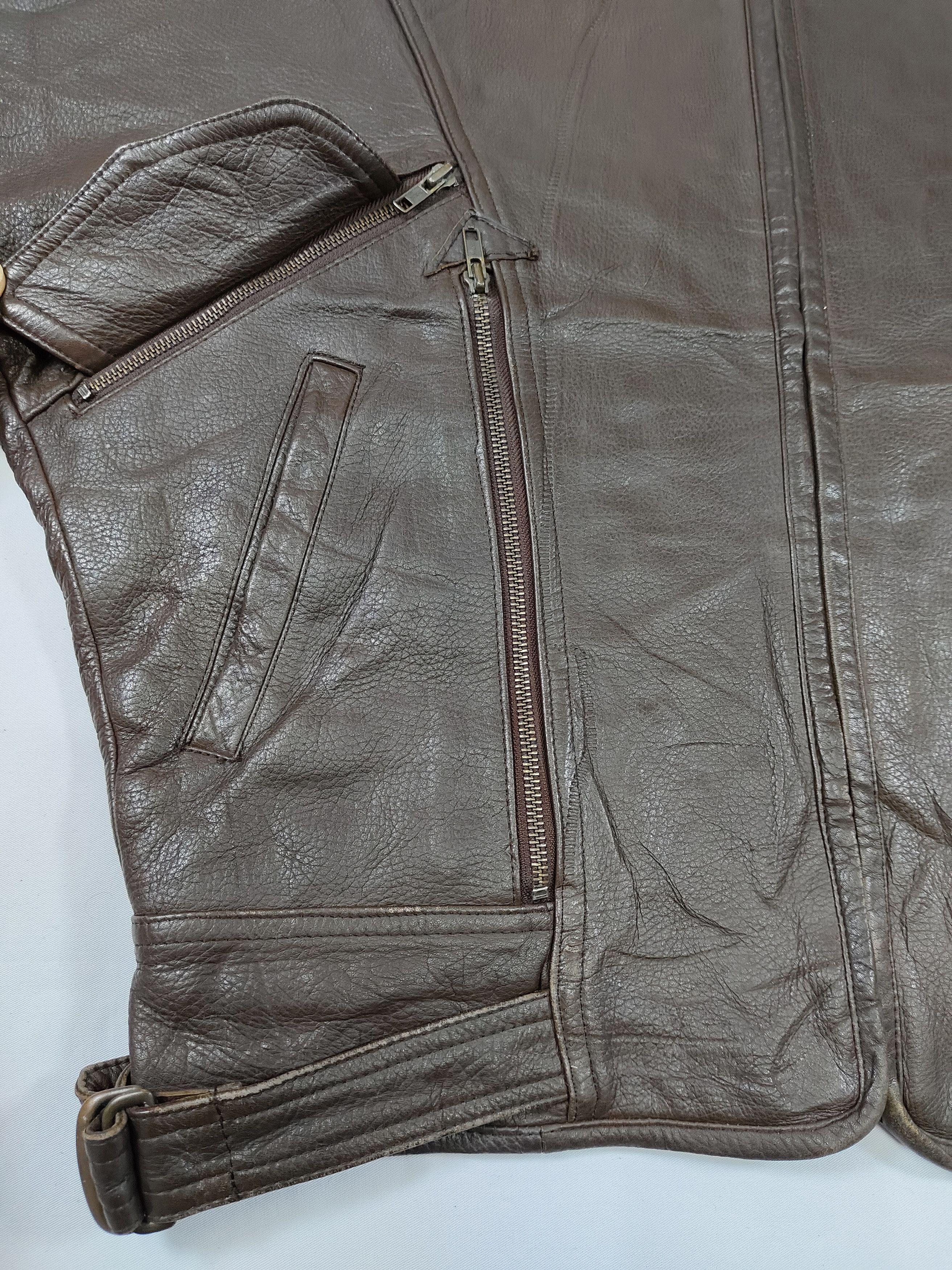 Issey Miyake ARCHIVE📕80s Issey Miyake DUETRIO Leather Flying Design Size US L / EU 52-54 / 3 - 6 Thumbnail