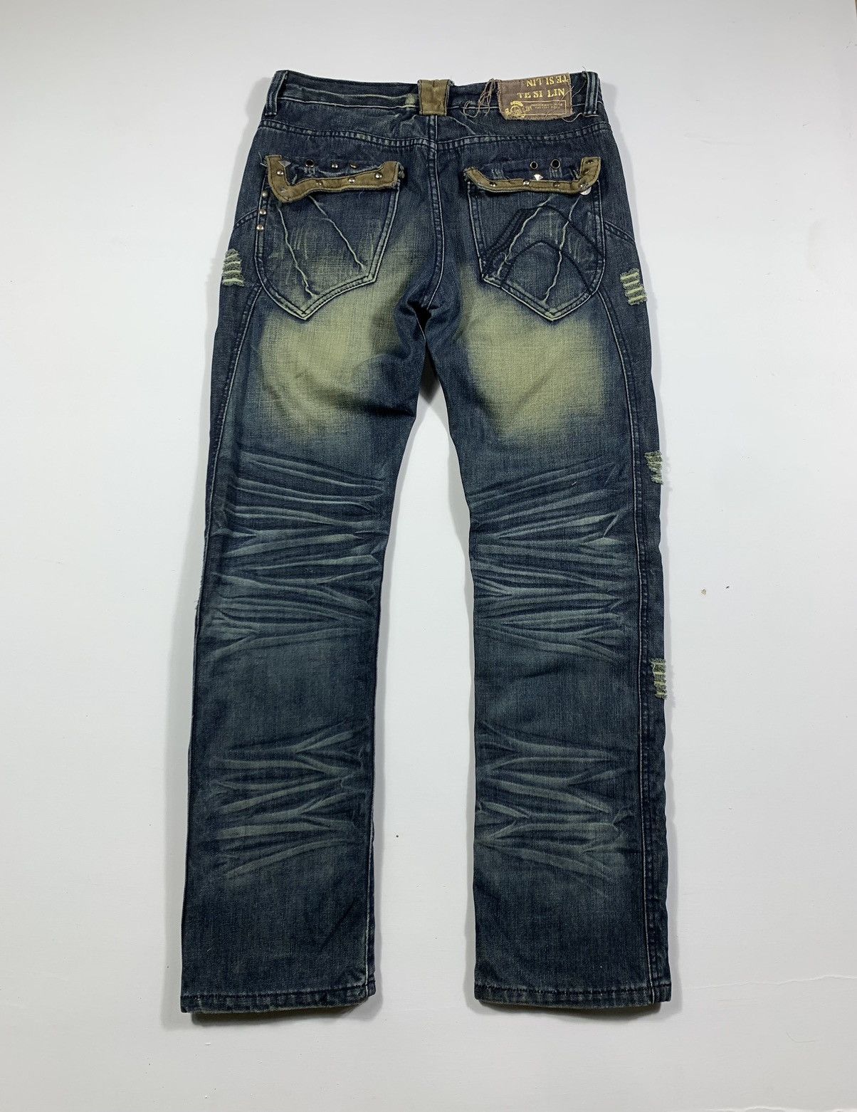 Isamu Katayama Backlash Sick Gothic Punk Denim Tsl Jeans Size US 32 / EU 48 - 2 Thumbnail