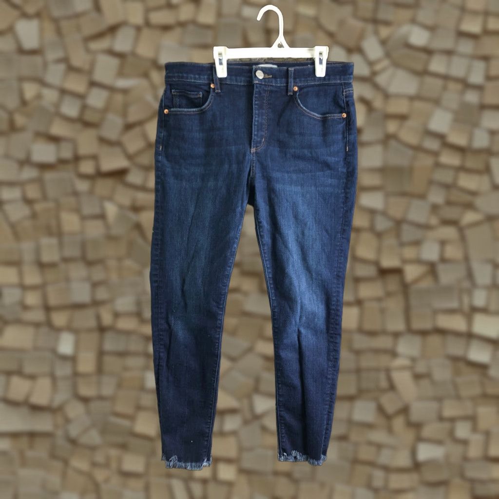 Loft LOFT Womens Size 31 Modern Skinny Mid Rise Medium Wash Blue Denim Jeans Shirt No N/A Size 24" / US 00 / IT 34 - 1 Thumbnail