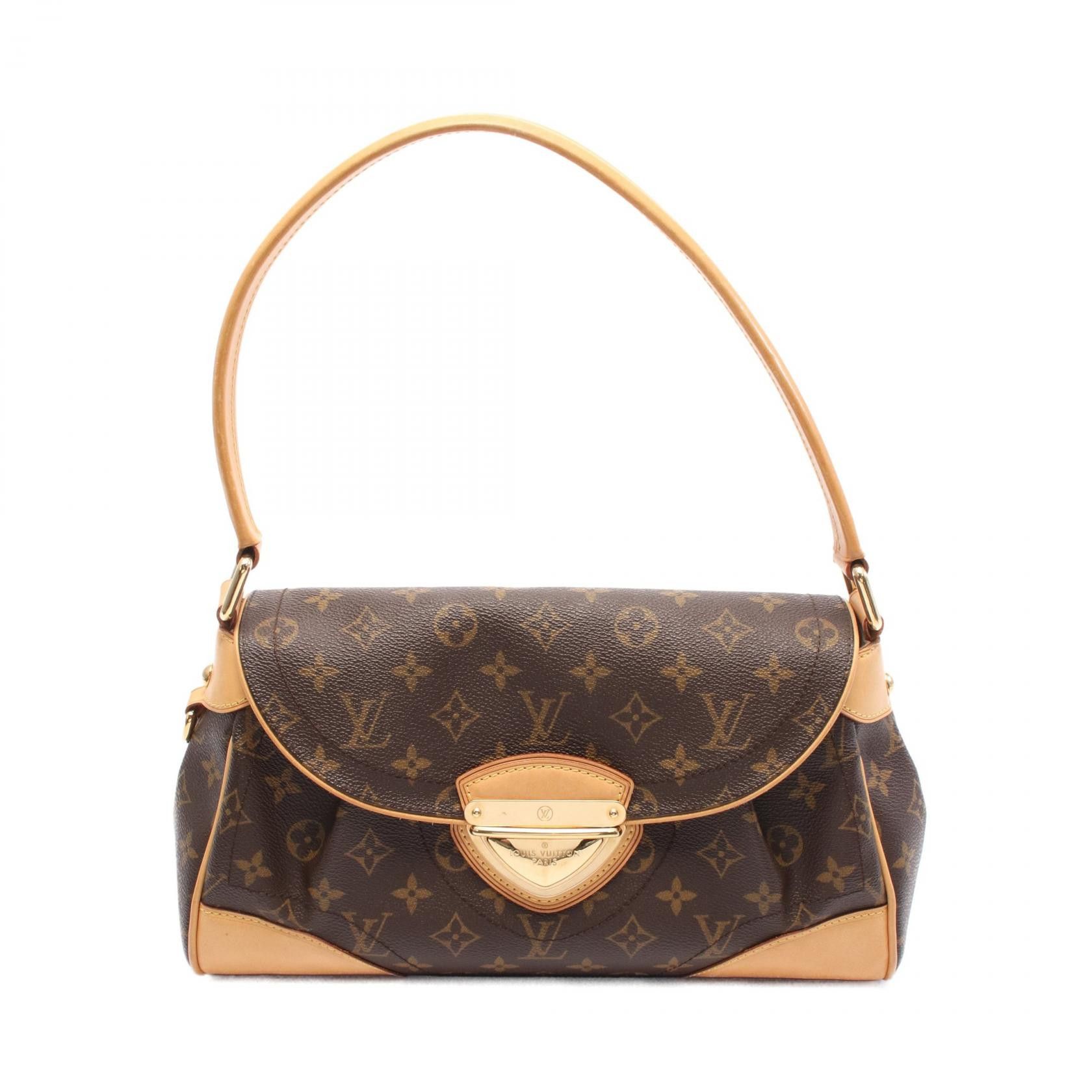 Louis Vuitton Louis Vuitton Beverly Monogram Coated Canvas Shoulder Bag Canvas Shoulder Bag M40121 in Brown, Women's