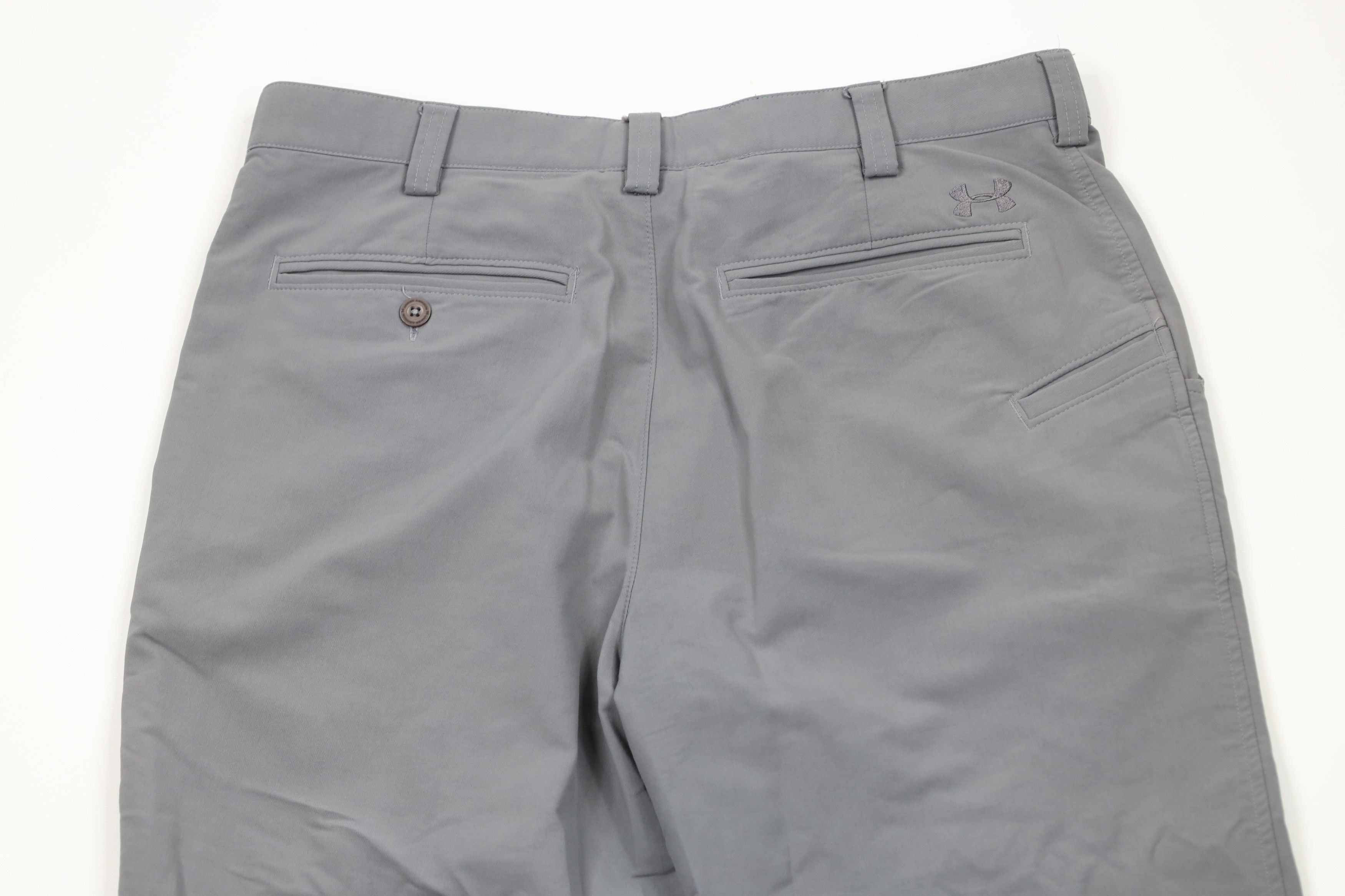 Under Armour × Vintage Under Armour Flat Front Tech Wide Leg Golfing Chino Pants Size US 34 / EU 50 - 10 Thumbnail