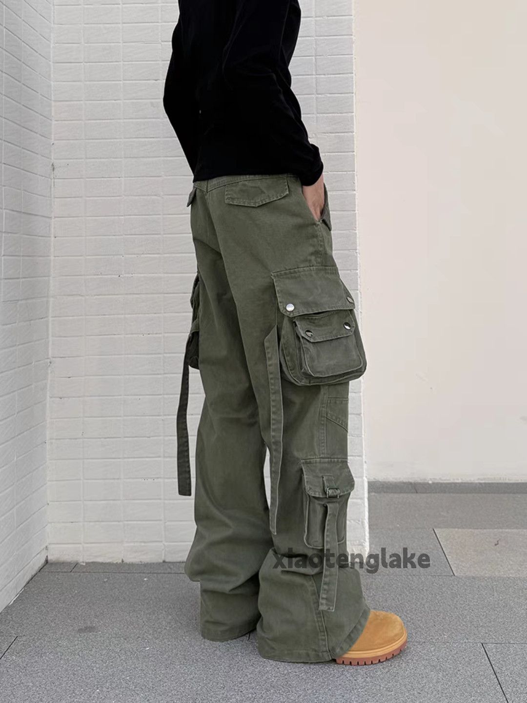 Designer Unisex outdoor utility punk hiphop yuppie military pants Size US 30 / EU 46 - 6 Thumbnail