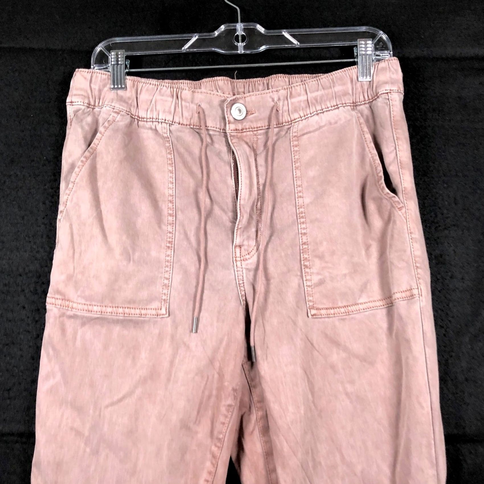 American Eagle Outfitters VINTAGE American Eagle Womens Pants Dusty Purple High Rise Ankle Zip Stretch 16 Size 38" / US 16 / IT 52 - 2 Thumbnail