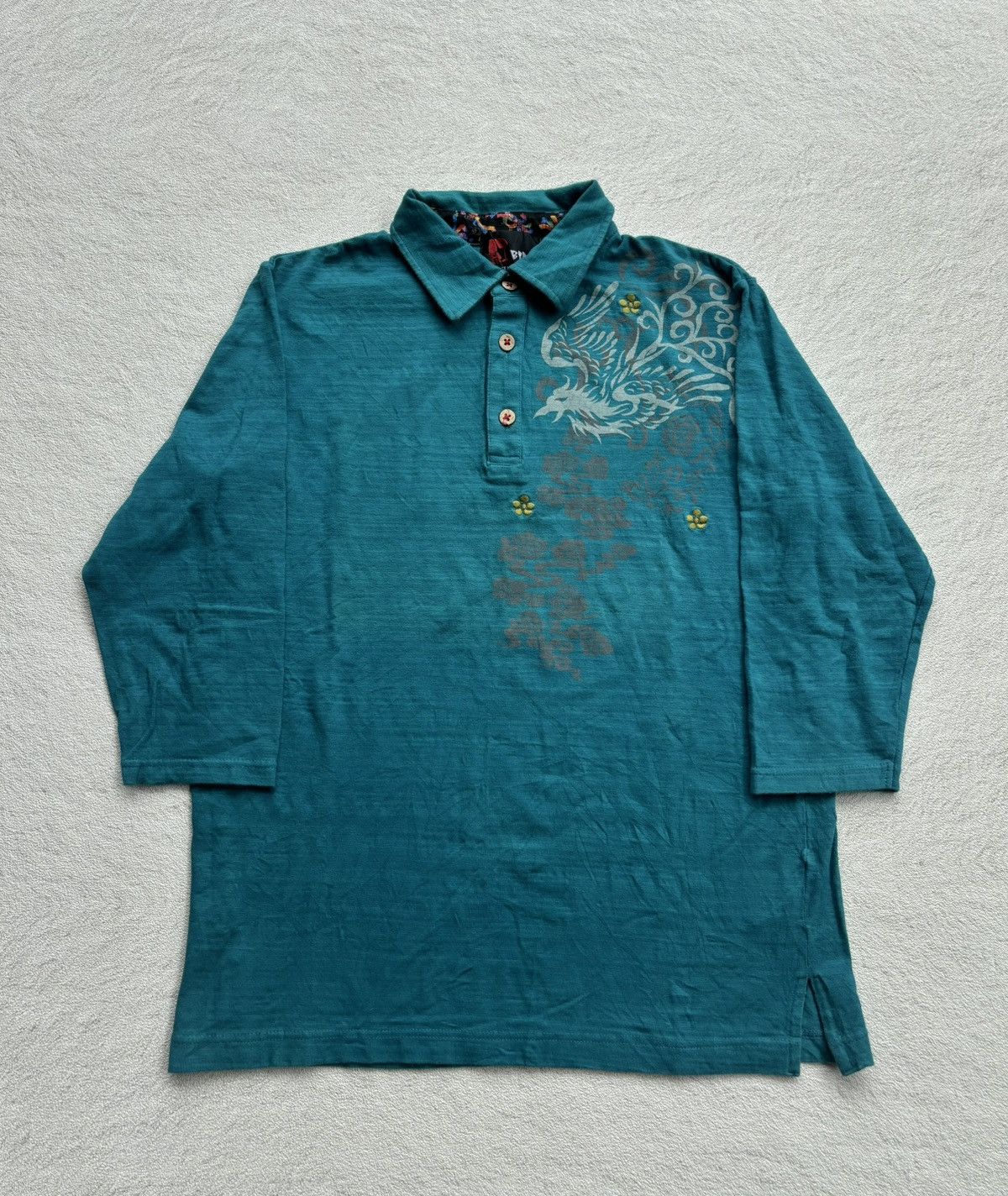 Japanese Brand Y2k Bins Sukajan Japan Style Shirt Size US M / EU 48-50 / 2 - 1 Thumbnail
