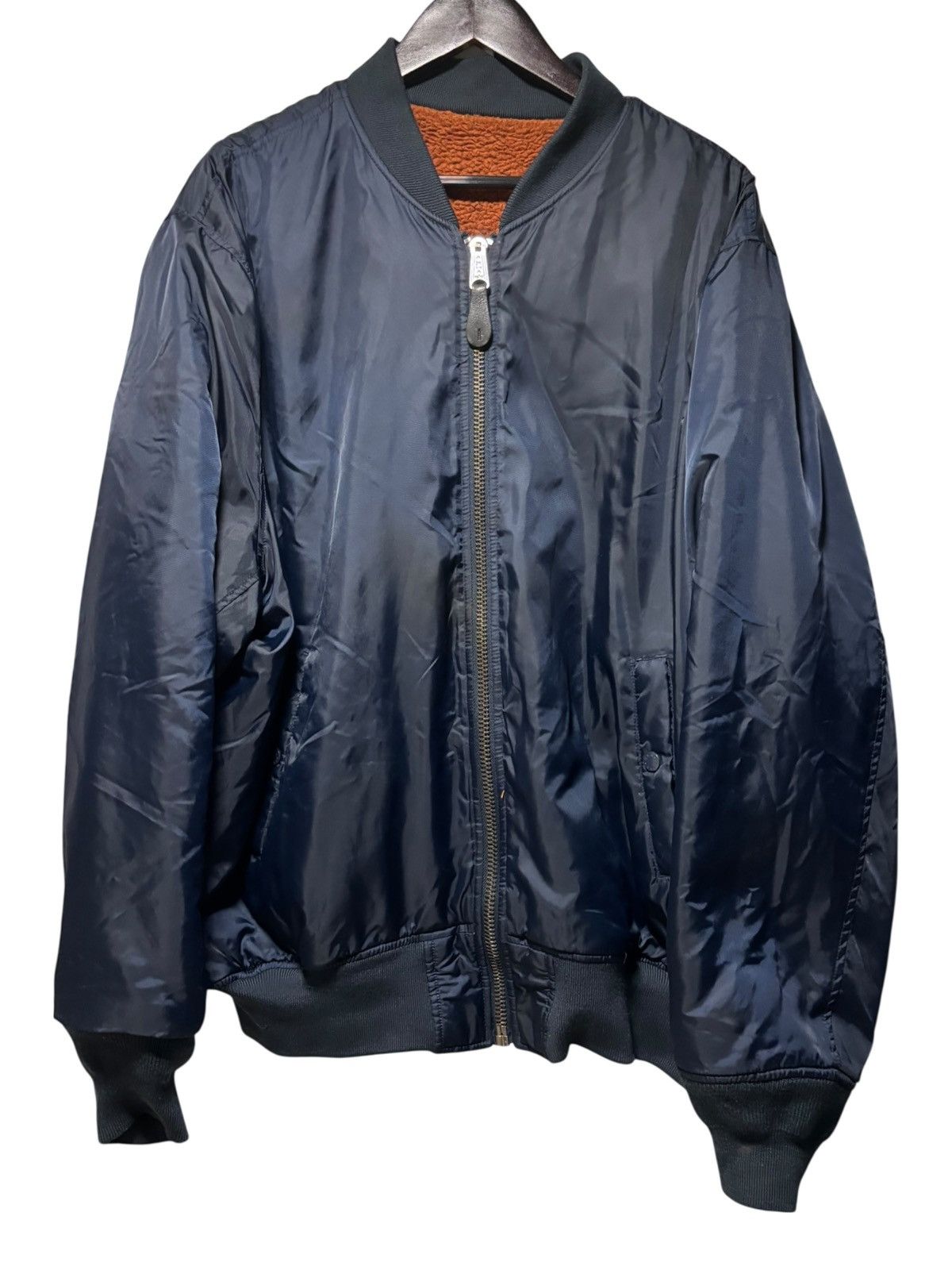 Alpha Industries Vintage Alpha Industries Reversible Sherpa MA-1 Bomber Size US M / EU 48-50 / 2 - 1 Thumbnail