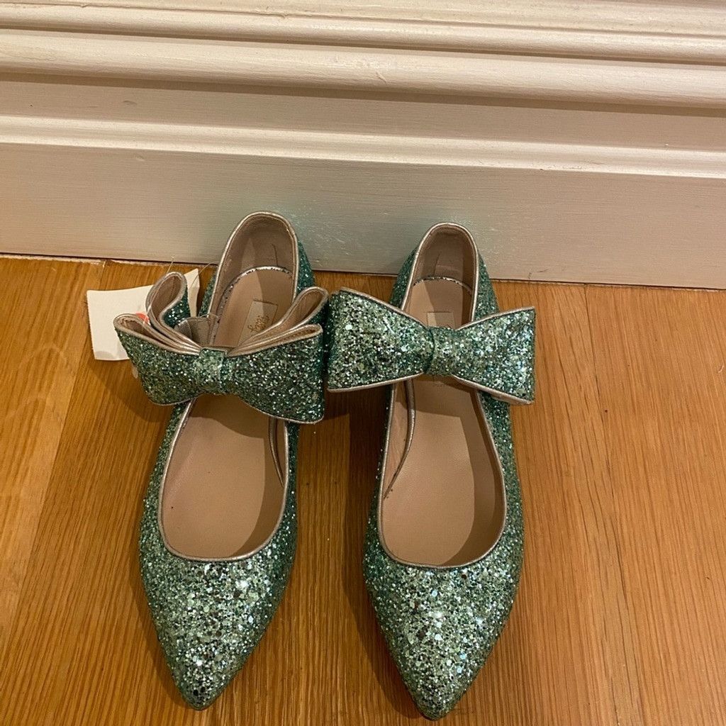 Polly Plume Bonnie Bow Marry Jane Flats