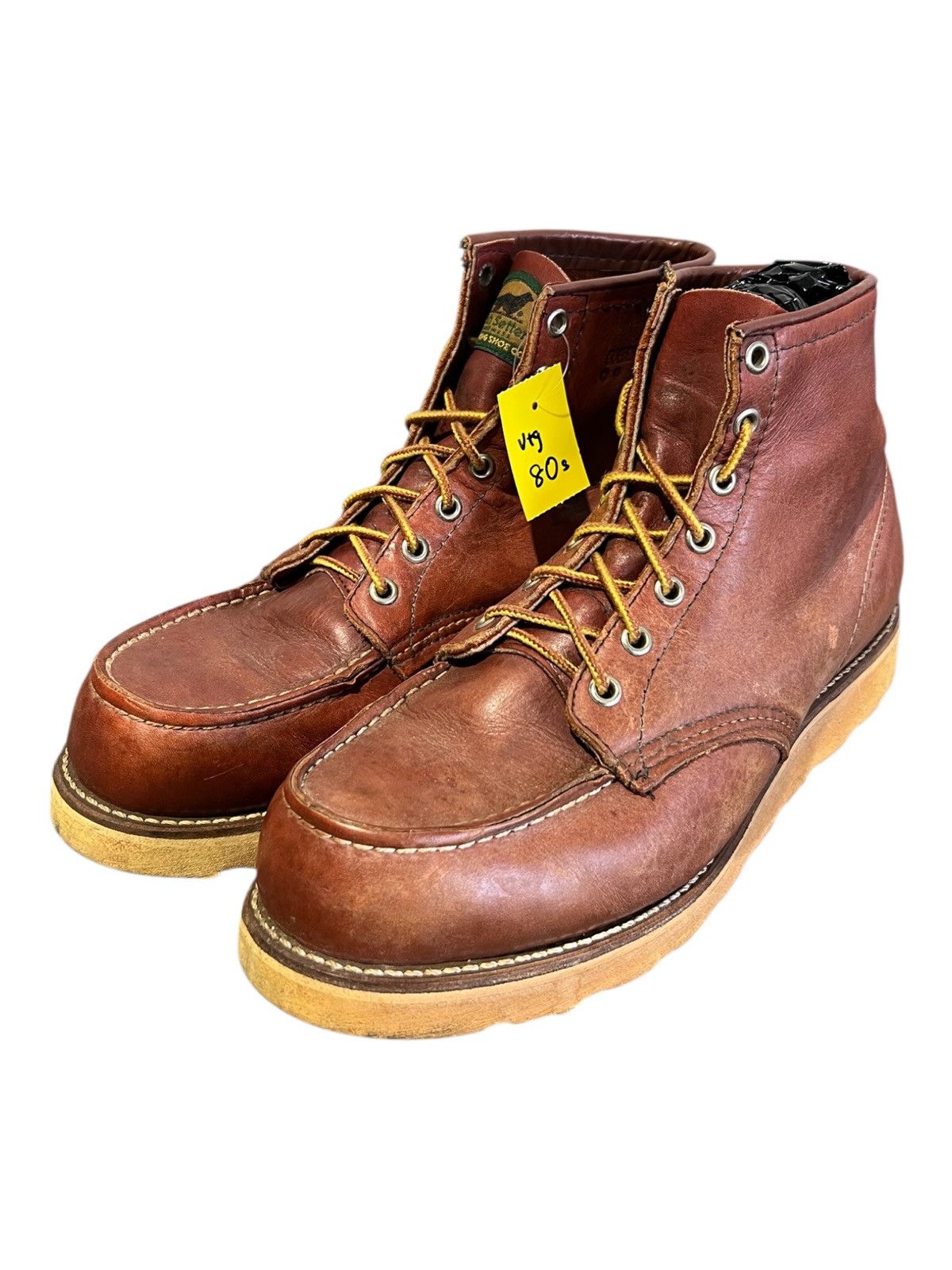 Red Wing Vintage 80s Red Wing 8875 Classic Moc Toe Irish Setter Boots Size US 9 / EU 42 - 1 Thumbnail