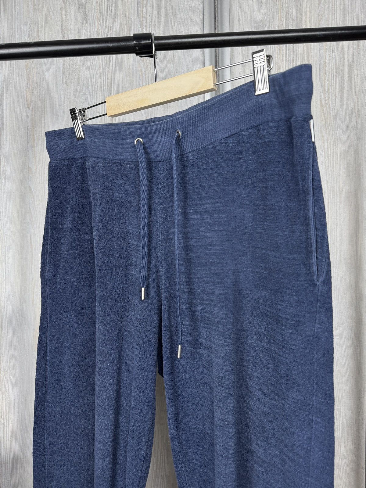 Orlebar Brown Orlebar Brown Men’s Blue Terry Drawstring Towel Sweatpants Size US 32 / EU 48 - 5 Thumbnail
