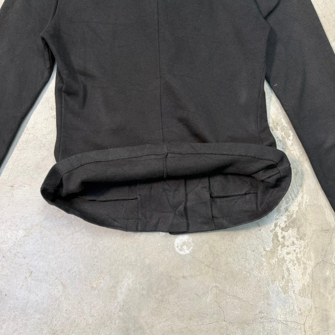 agnes b. Vintage Agnès B. Minimalist Black Tailored Blazer Jacket Size XS / US 0-2 / IT 36-38 - 4 Thumbnail