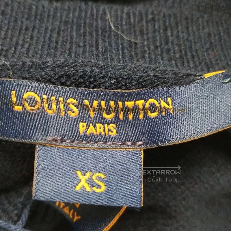 Louis Vuitton Louis Vuitton Cashmere V-Neck Knitwear in Navy. Size US XS / EU 42 / 0 - 8 Thumbnail