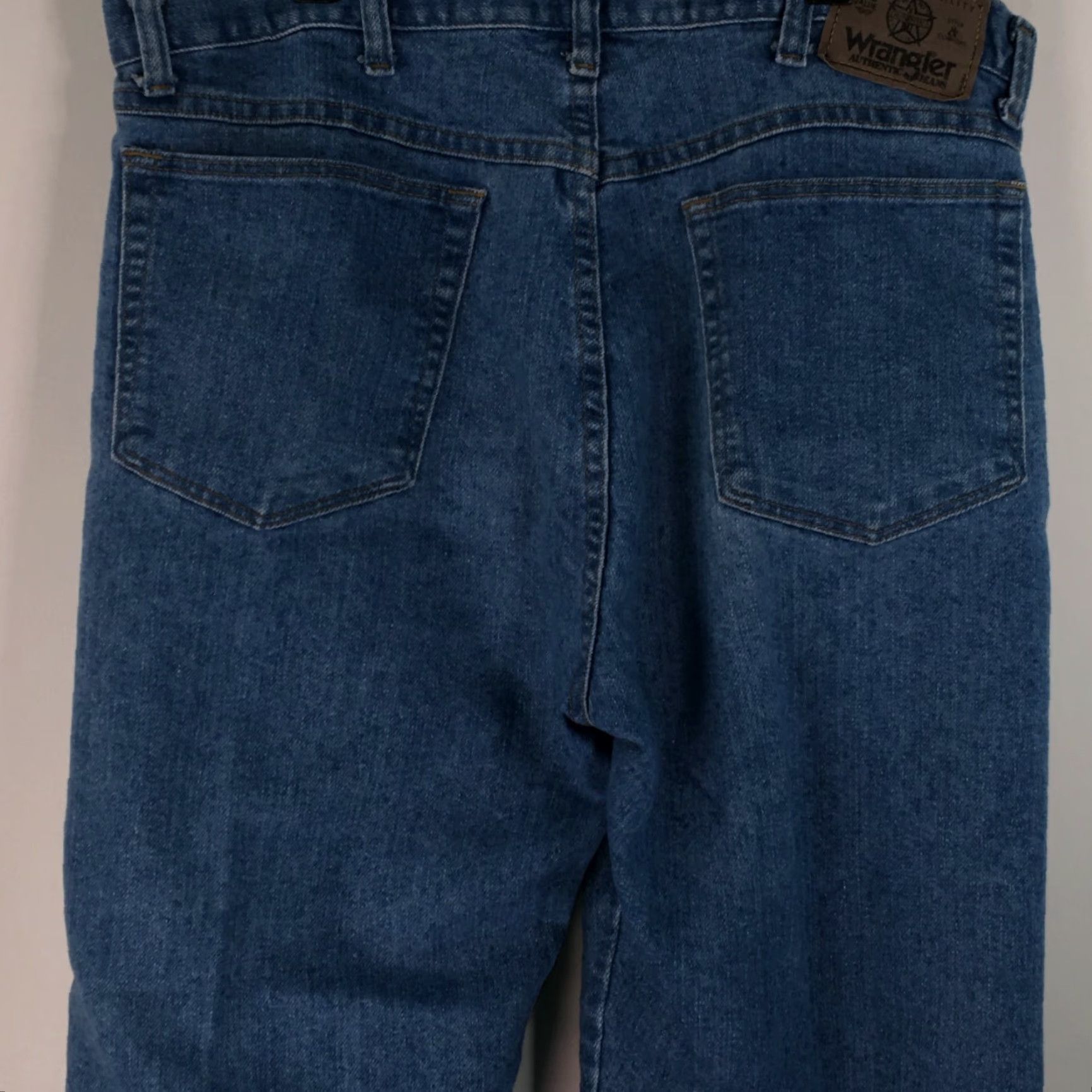 Wrangler VINTAGE Wrangler Mens Casual Straight Leg Flat Front Blue Denim Jeans Size 36X30 Size US 36 / EU 52 - 6 Thumbnail
