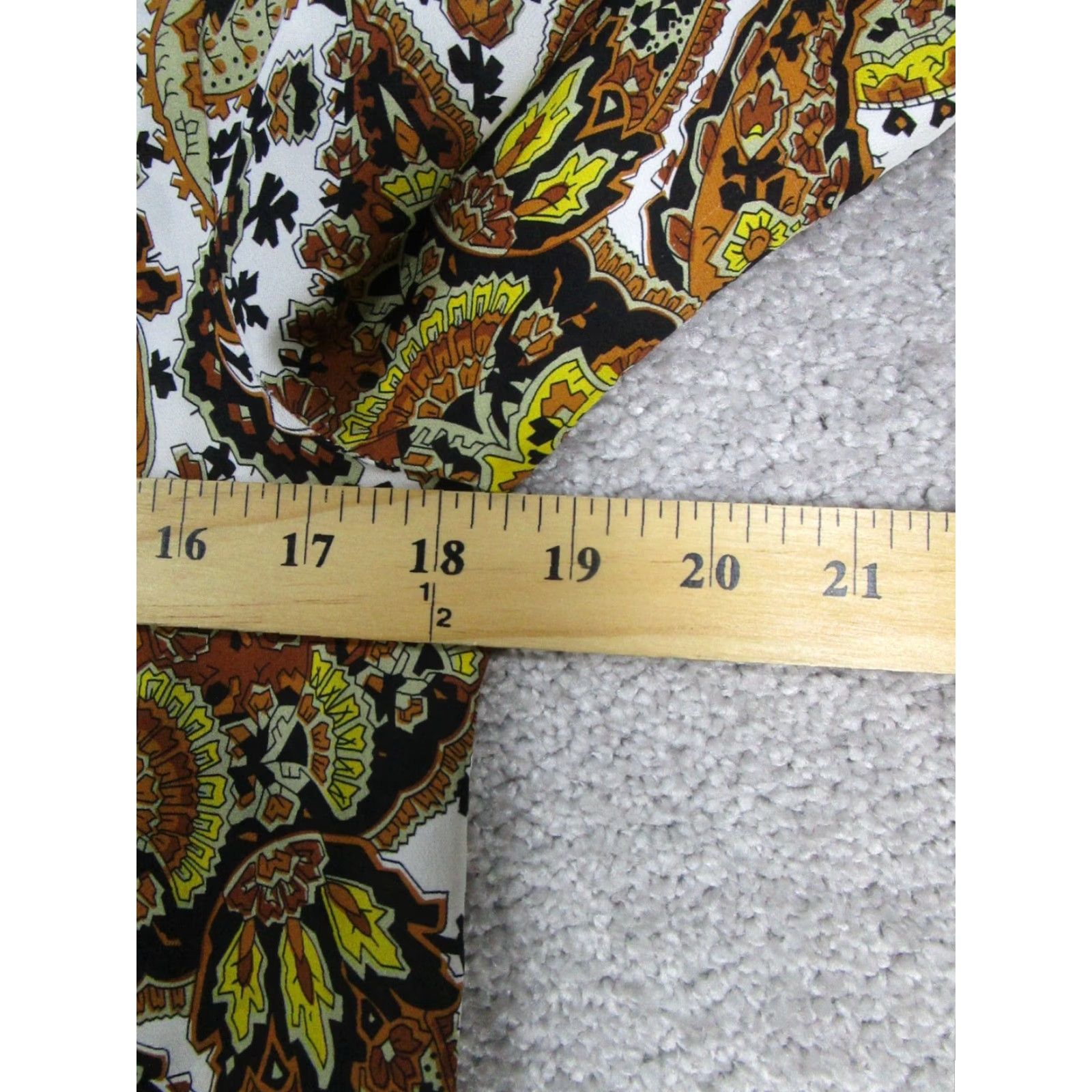 KOBI HALPERIN VINTAGE Kobi Halperin Silk Tunic Shirt Womens XS Long Sleeve Paisley Brown Yellow White 90s Dress Blouse Size XS / US 0-2 / IT 36-38 - 6 Thumbnail
