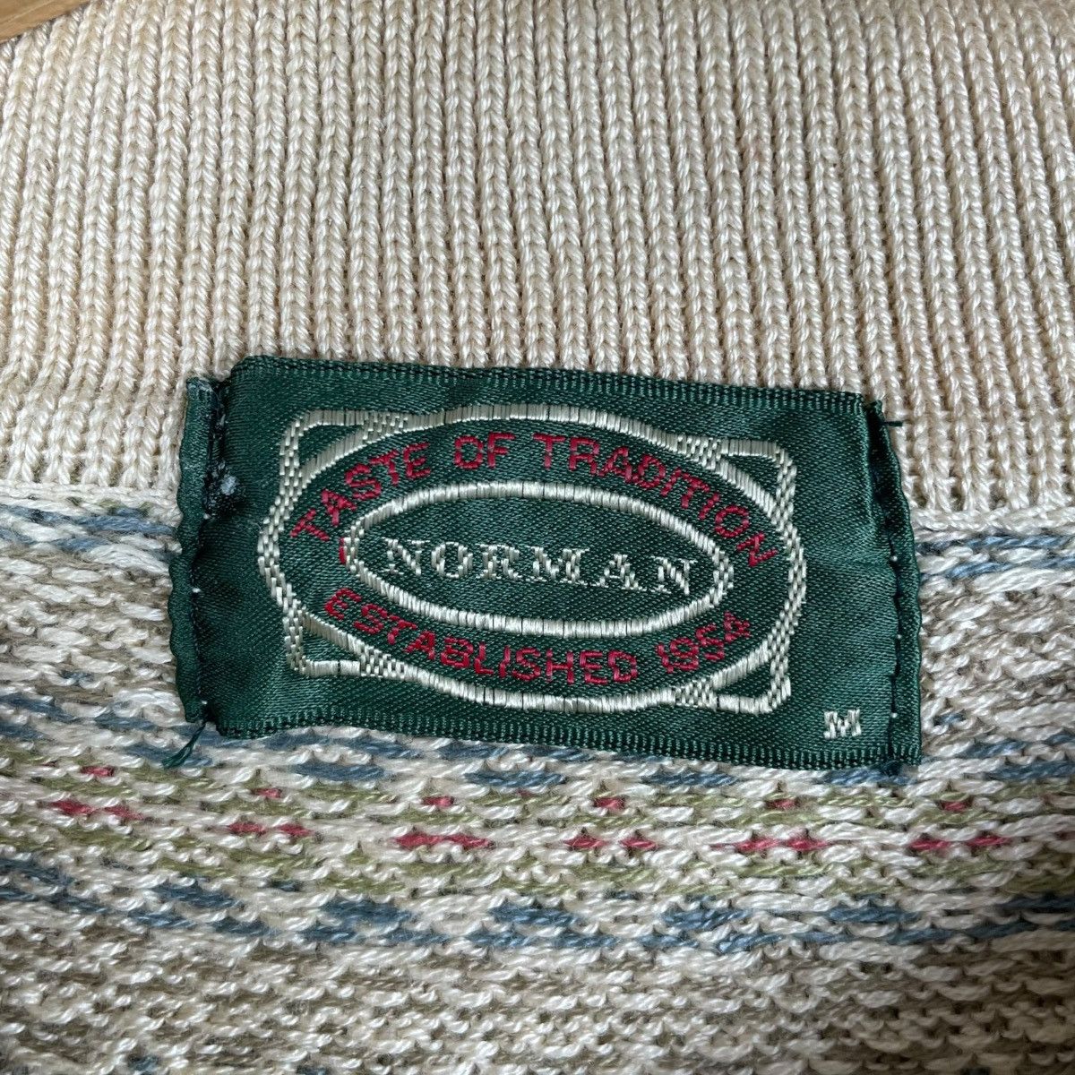 Vintage Vintage Norman Stripe Navajo Native Polo Jumper Size US M / EU 48-50 / 2 - 5 Thumbnail