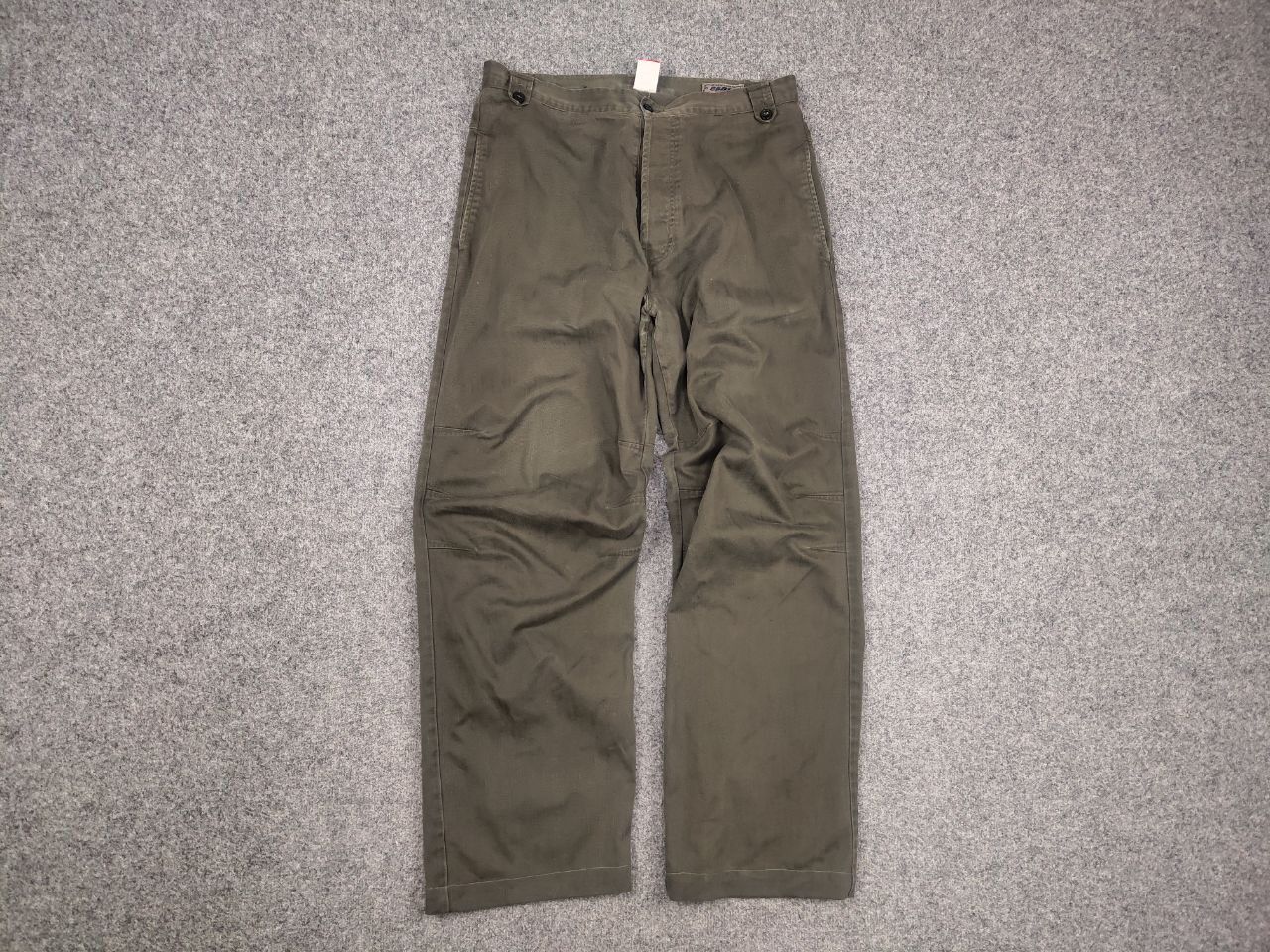 Diesel 55DSL by Diesel Vintage Military Baggu Green wide leg Pants Size US 34 / EU 50 - 7 Thumbnail