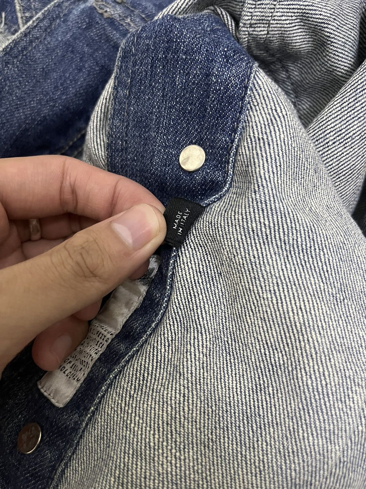 Dolce & Gabbana AW04 Dolce&Gabbana Reconstructed Denim Jacket Size US L / EU 52-54 / 3 - 7 Thumbnail