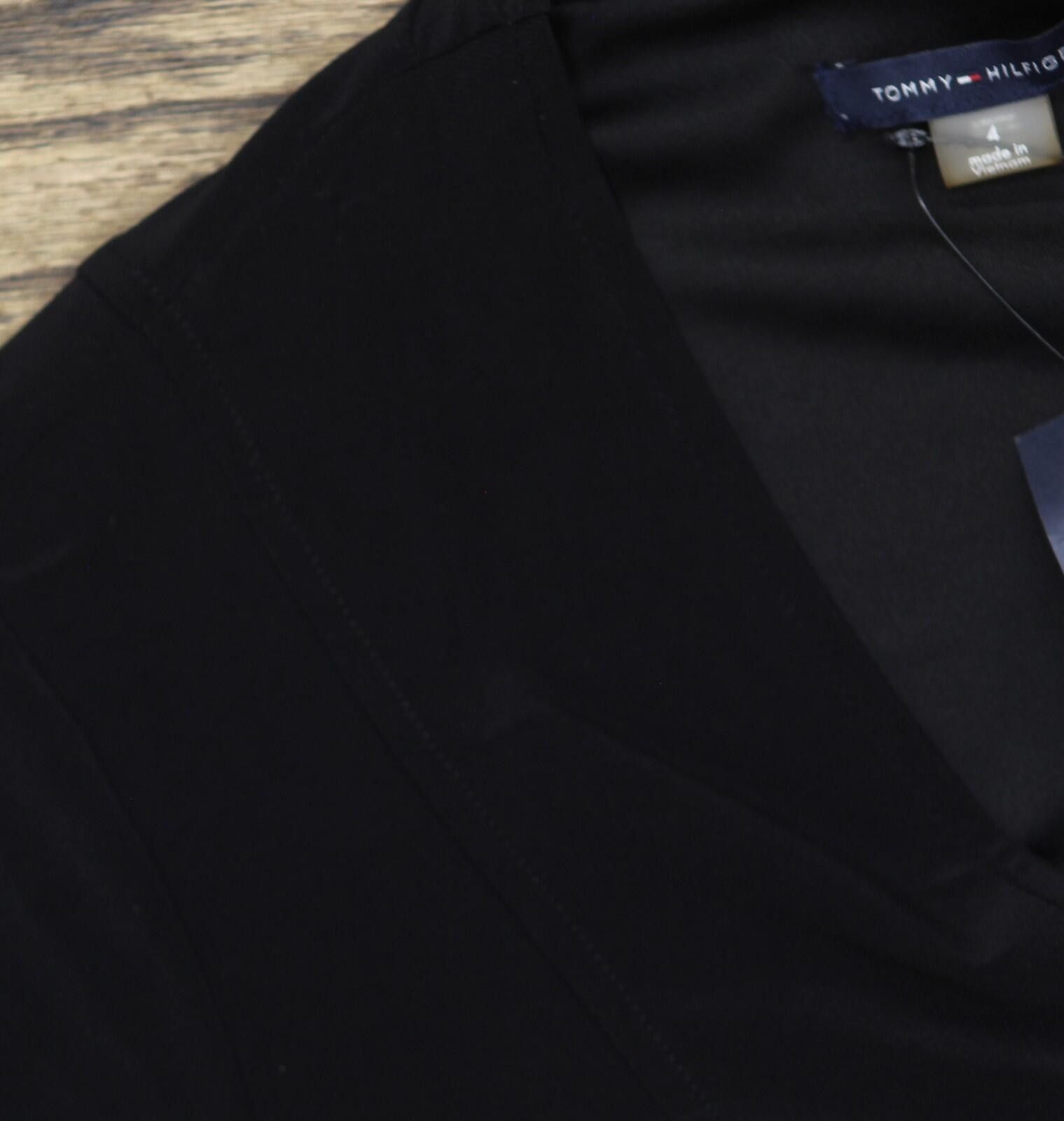 Tommy Hilfiger Nwt Tommy Hilfiger Fit Long Sleeved Knit Midi Dress Black 4 Size S / US 4 / IT 40 - 7 Thumbnail