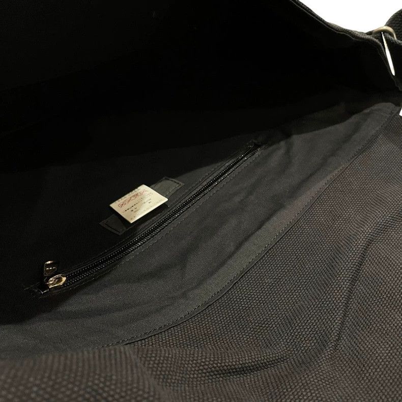 Yohji Yamamoto yohji yamamoto Patchwork canvas multi-button messenger bag Size ONE SIZE - 4 Thumbnail