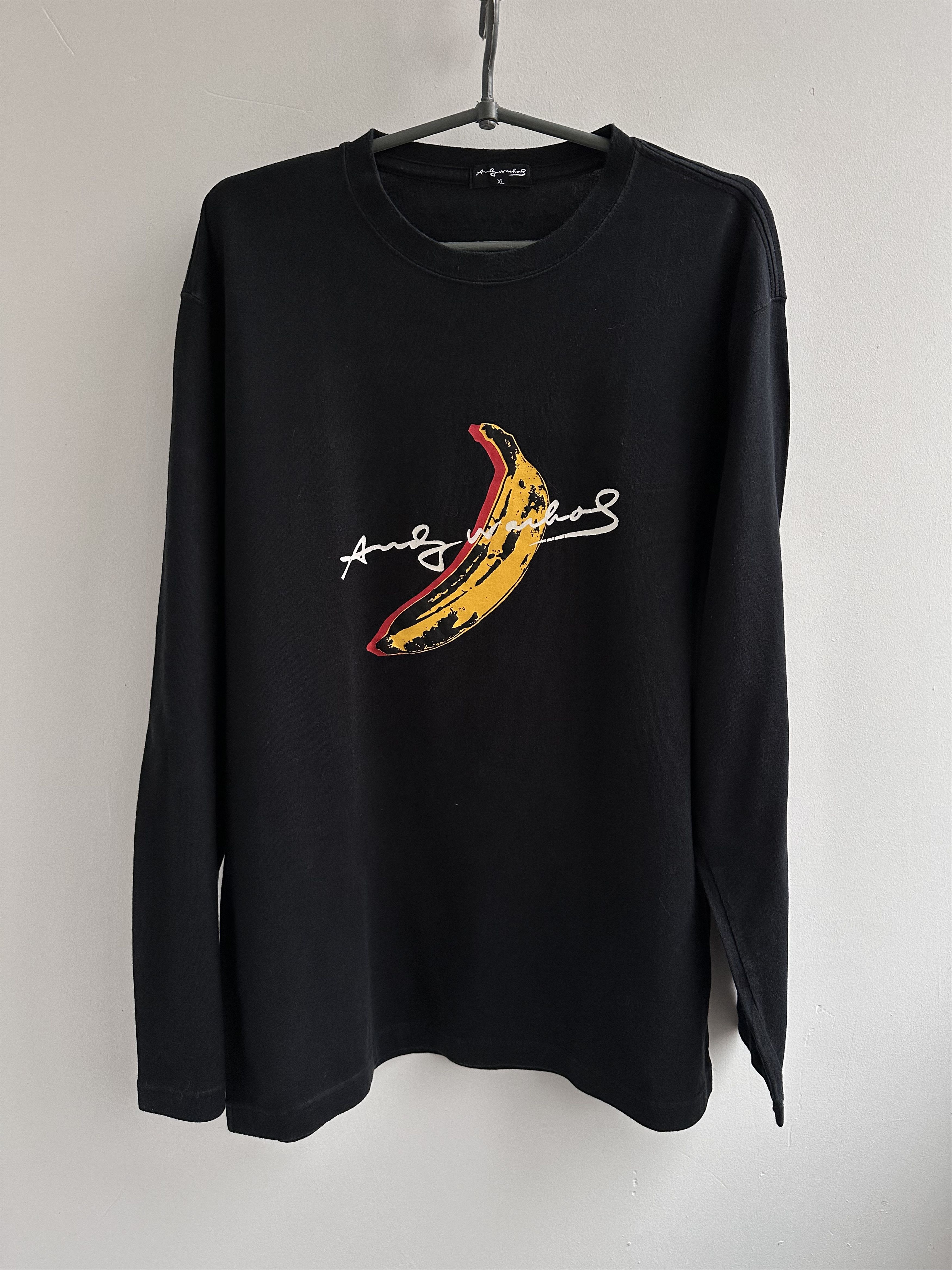Andy Warhol × Uniqlo Uniqlo Andy Warhol banana long sleeve Size US XL / EU 56 / 4 - 1 Thumbnail