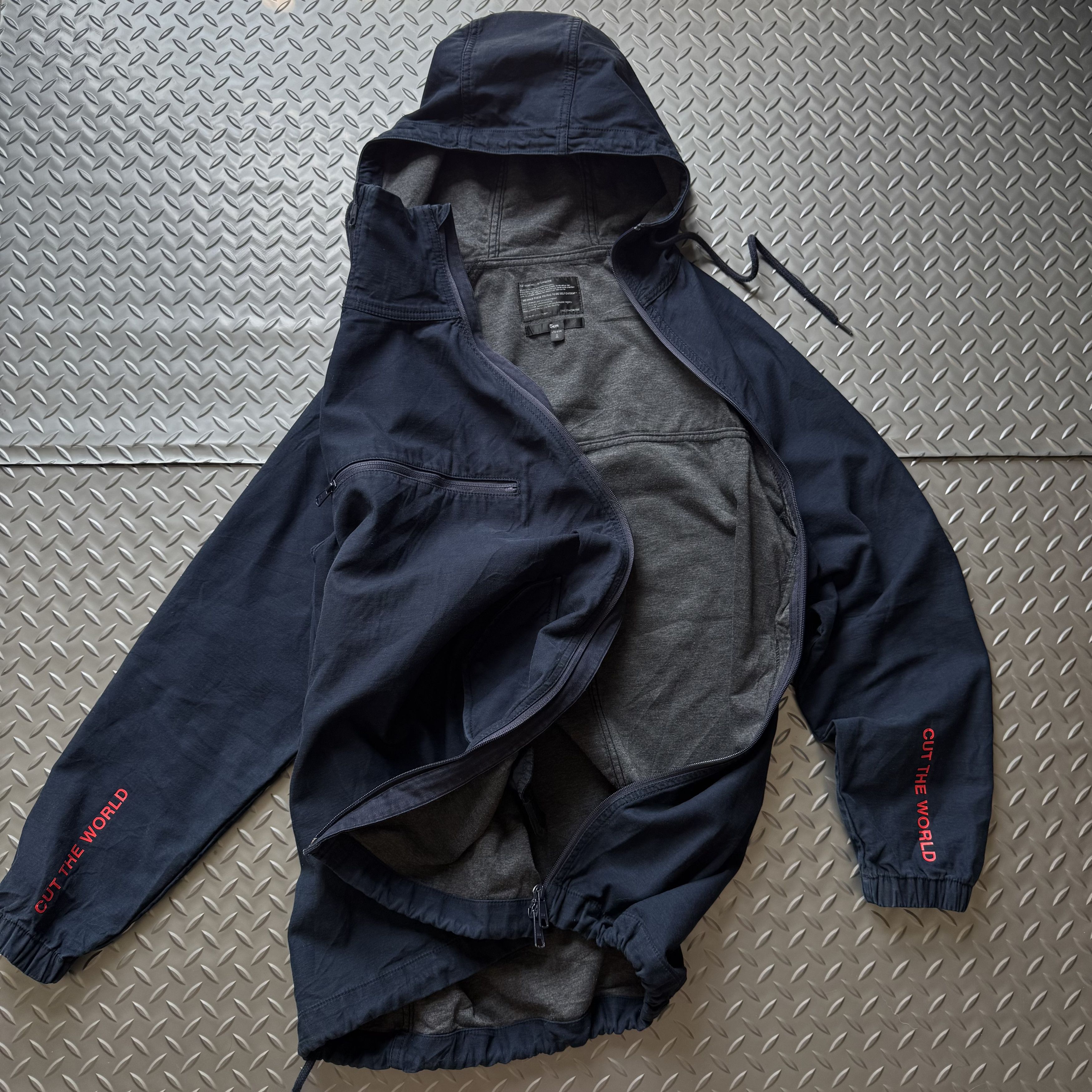 Japanese Brand 5CM Technical Asymmetrical Zip Jacket Size US M / EU 48-50 / 2 - 8 Thumbnail
