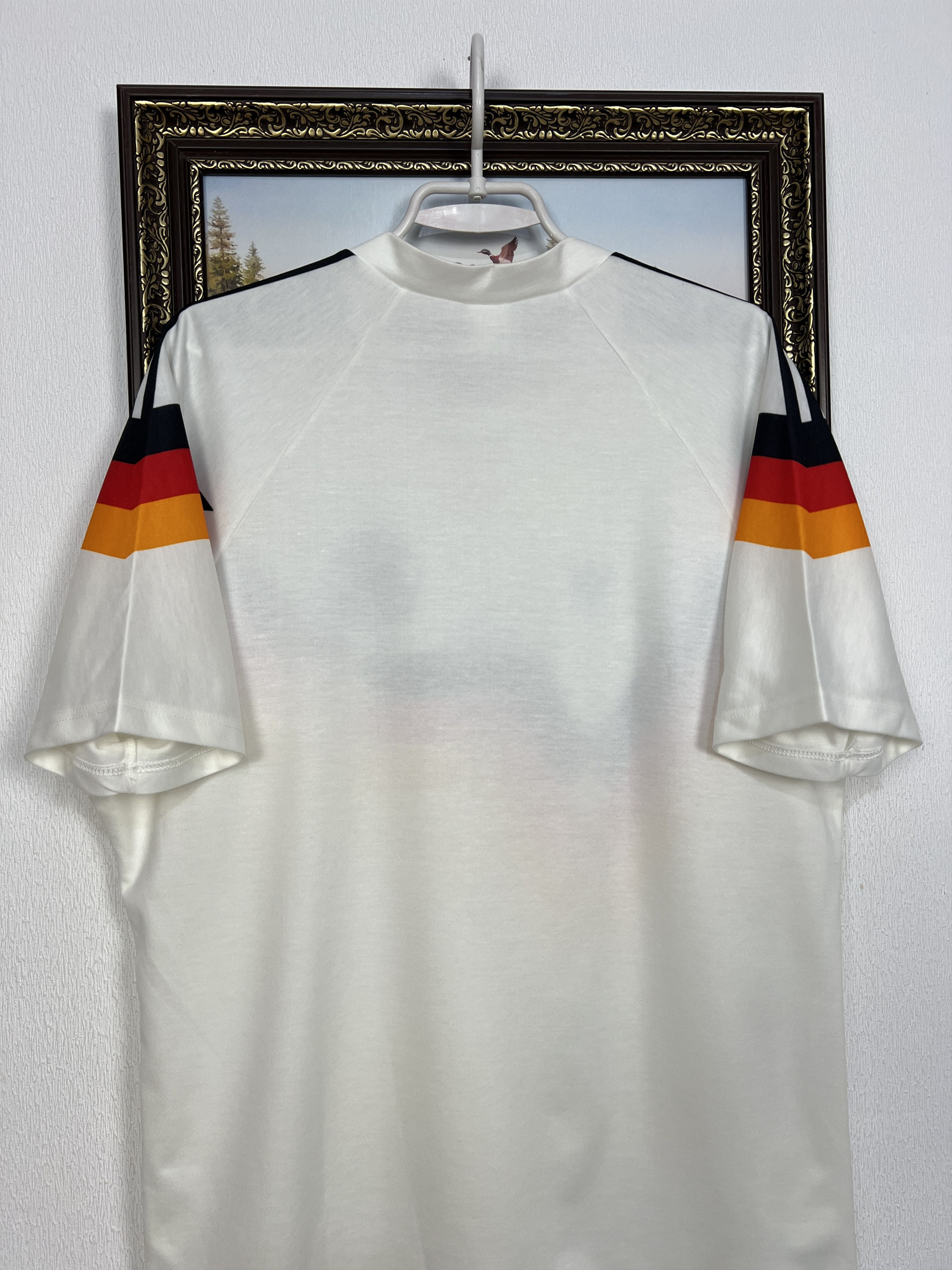 Adidas Germany Home Retro Football Shirt 1990 Soccer Jersey Trikot Size US L / EU 52-54 / 3 - 7 Thumbnail
