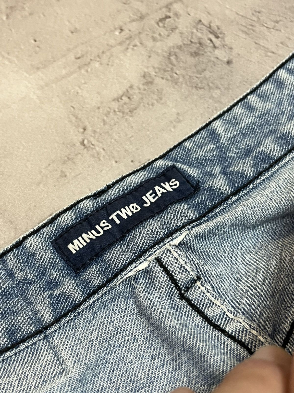 Designer Minus Two Denim Pants Smile Jeans Size US 33 - 8 Thumbnail