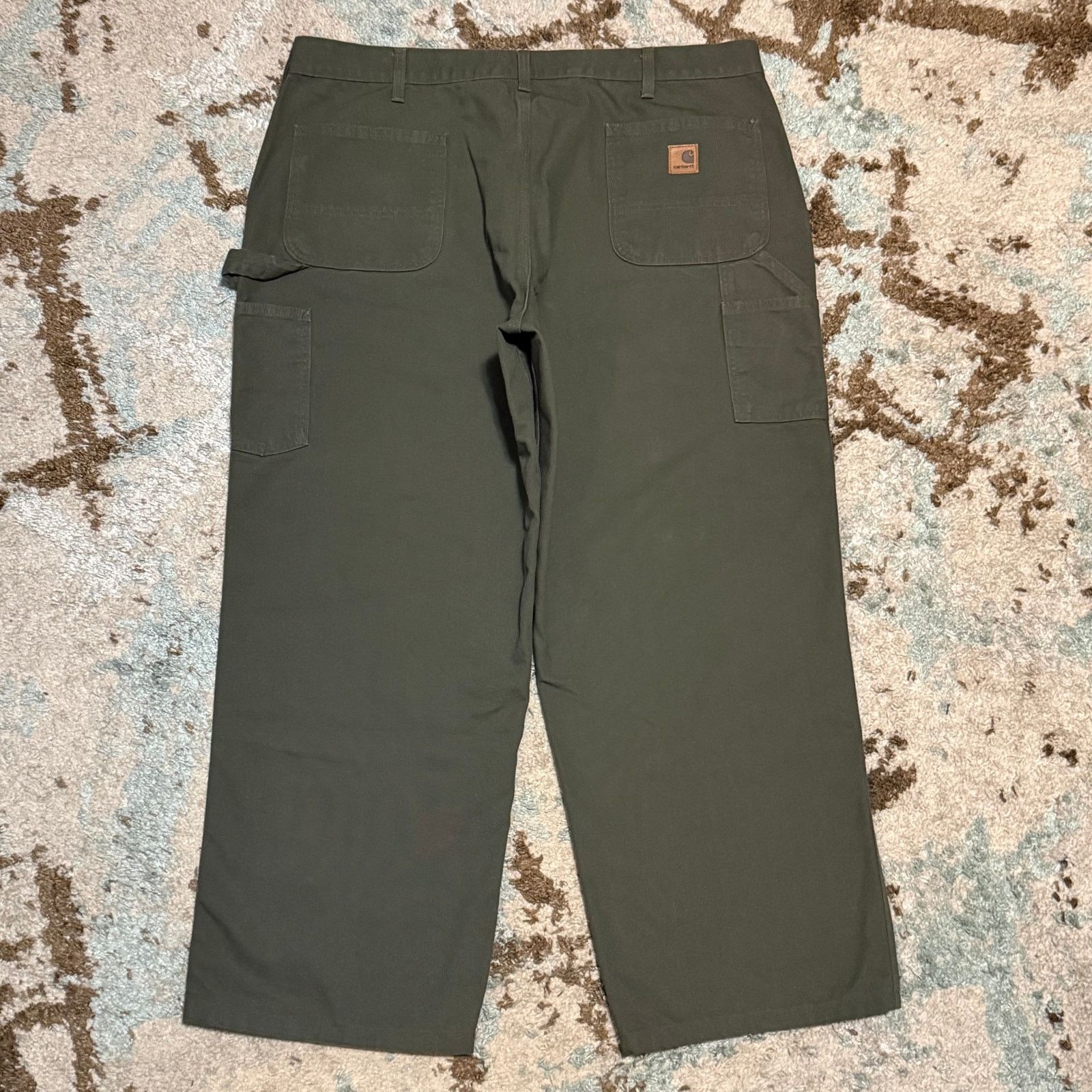Carhartt Vintage Carhartt B11 MOS Carpenter Pants 42x28 Moss Green Size US 42 / EU 58 - 1 Thumbnail