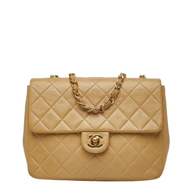 Chanel CHANEL Mini Matelassé Lambskin Chain Shoulder Bag Leather Shoulder Bag DUTY FREE for USA