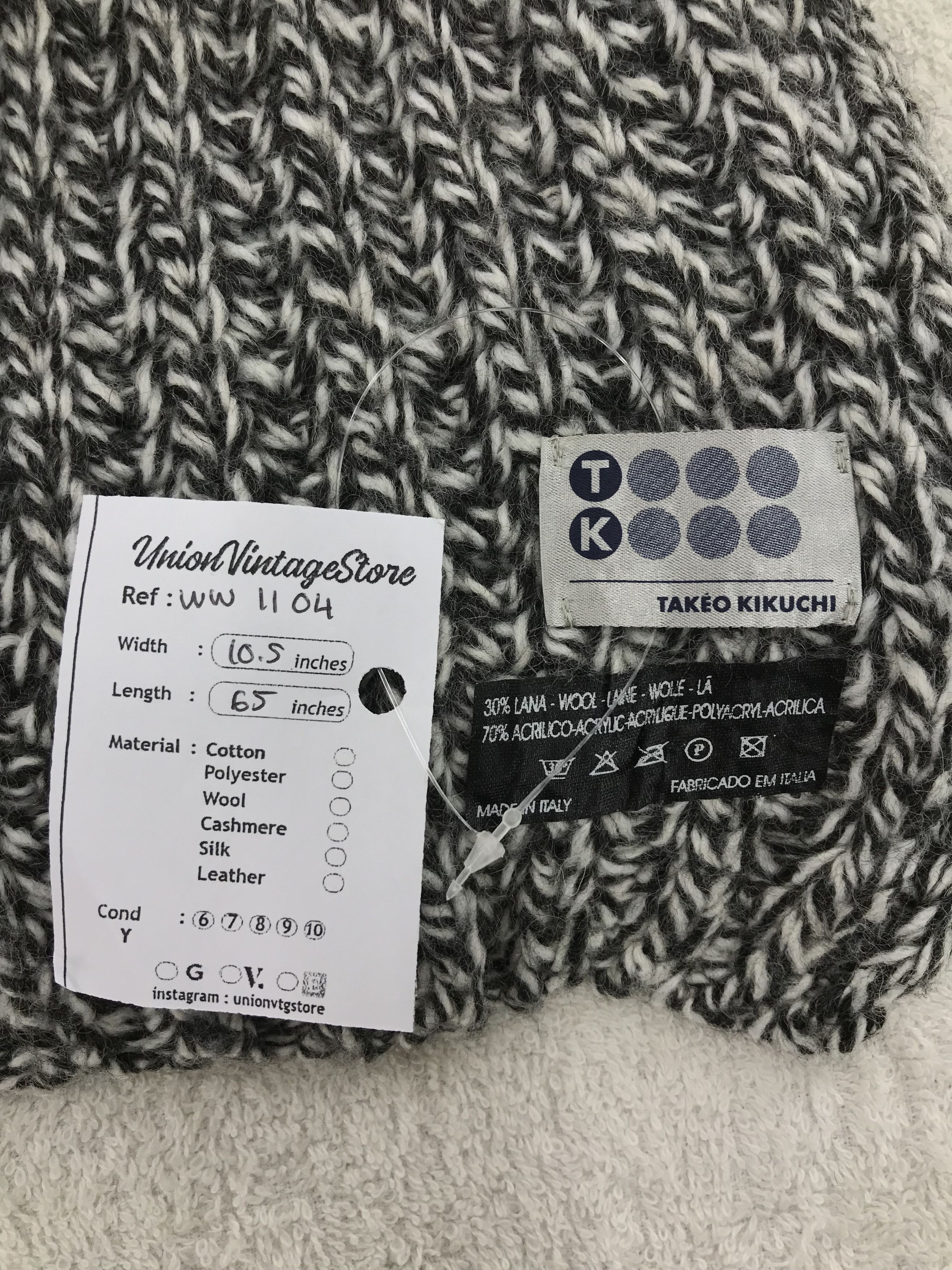 Takeo Kikuchi Takeo Kikuchi Scarf / Muffler / Neckwear - WW1104 Size ONE SIZE - 4 Thumbnail