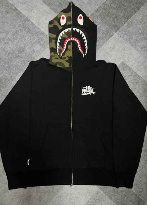 Bape BAPE 2nd Shark Full Zip Hoodie Size US L / EU 52-54 / 3 - 1 Thumbnail