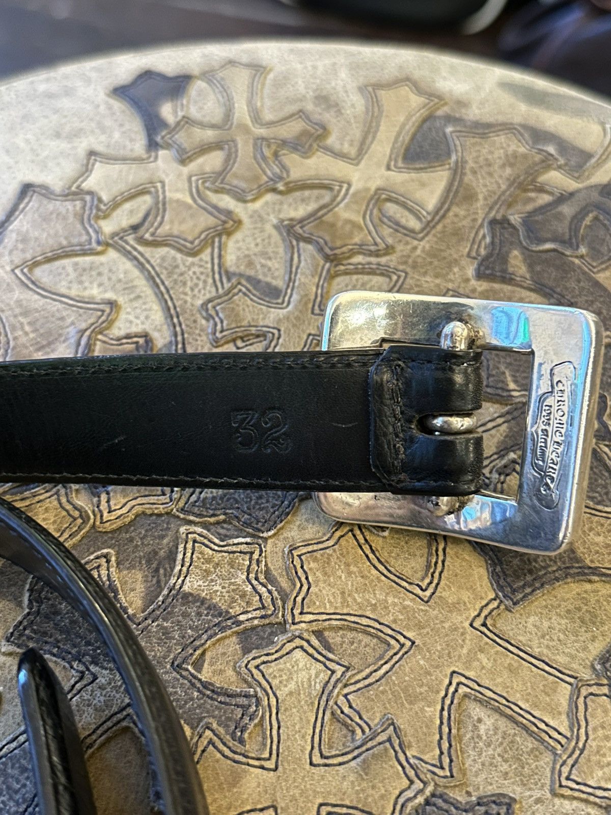 Chrome Hearts CHROME HEARTS MINI OJC BELT SZ 32 Size 32 - 3 Thumbnail