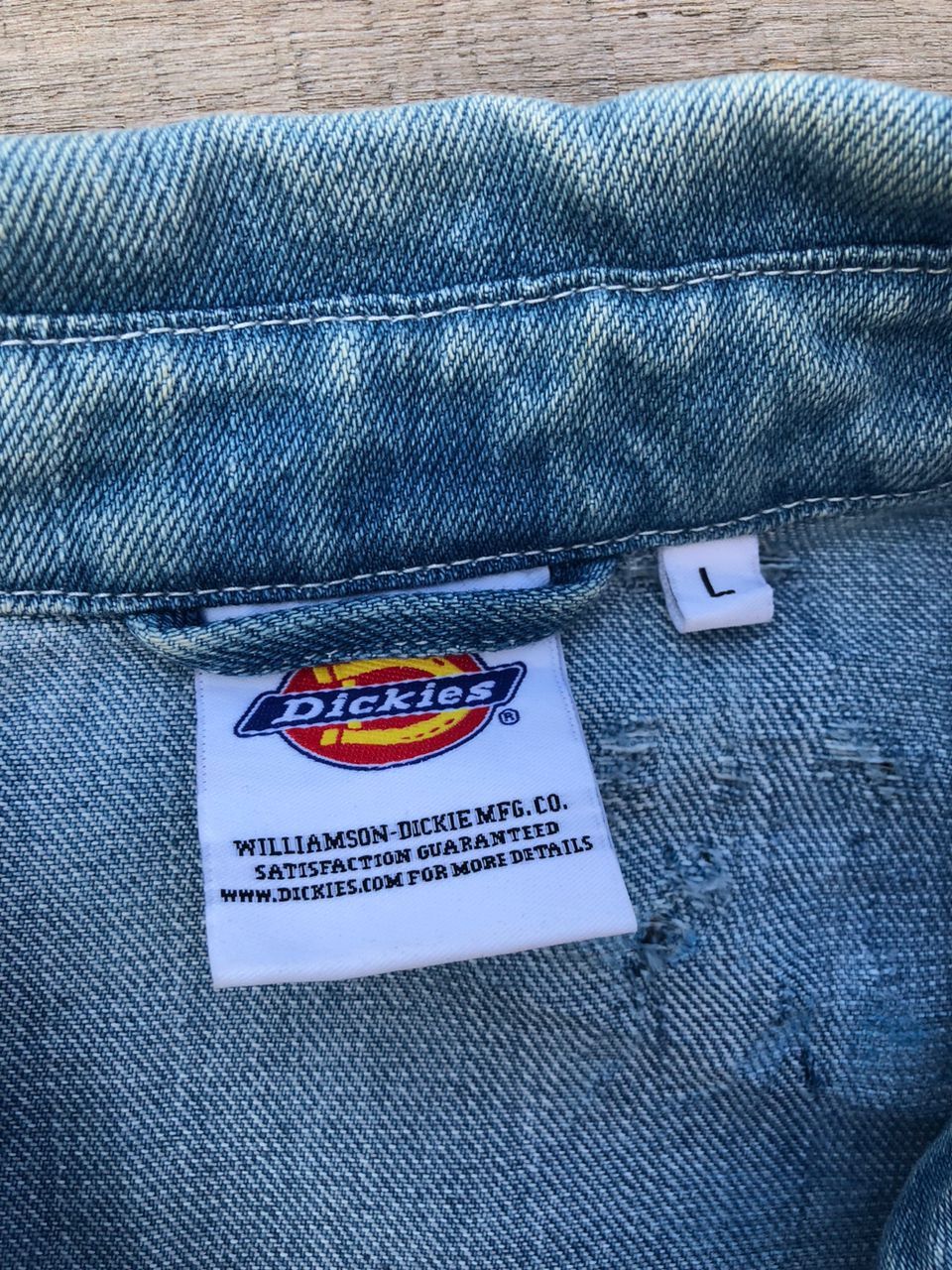 Dickies Vintage Dickies Denim Jacket Distressed Size US M / EU 48-50 / 2 - 3 Thumbnail