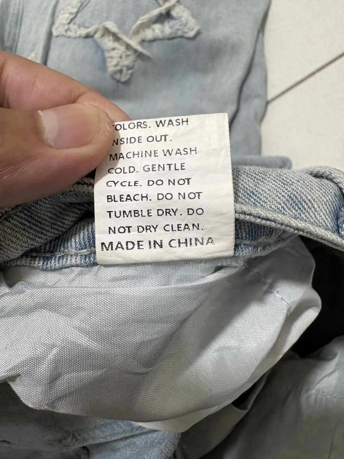 Other Rare baggy denim like chrome hearts Size US 33 - 7 Thumbnail