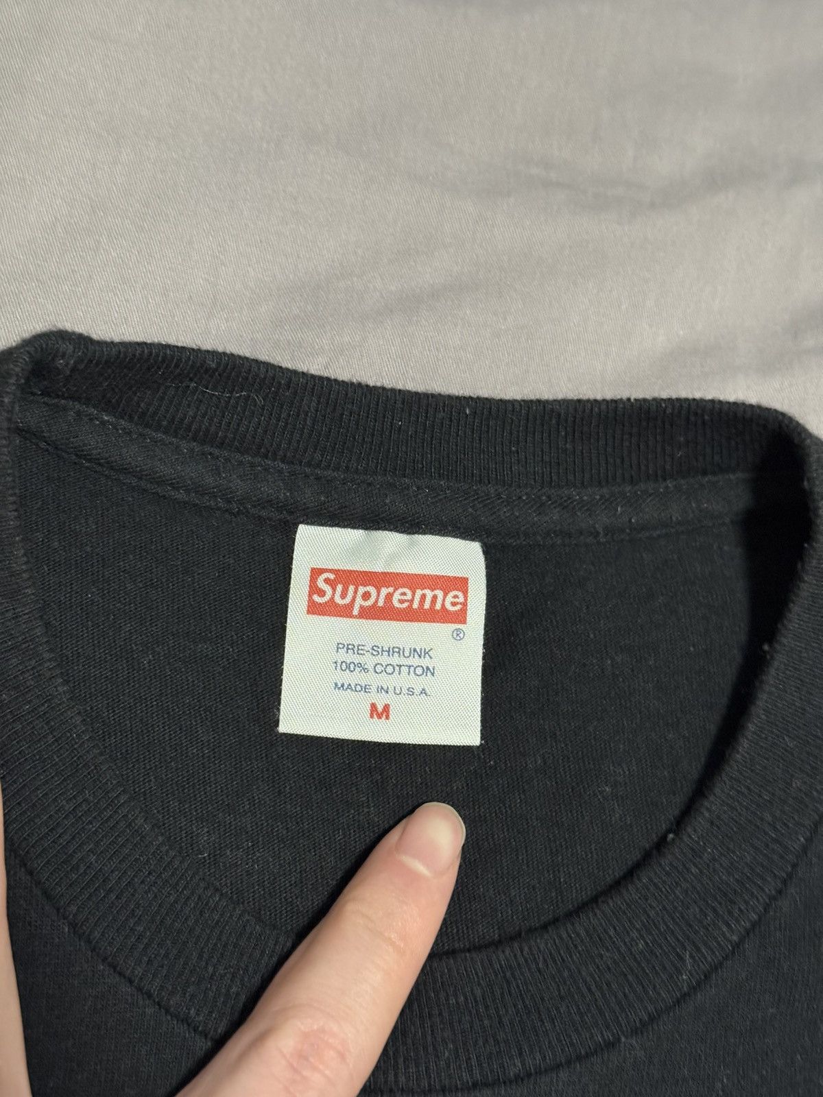 Supreme Supreme overfiend touch tee T-shirt black Size US M / EU 48-50 / 2 - 3 Thumbnail