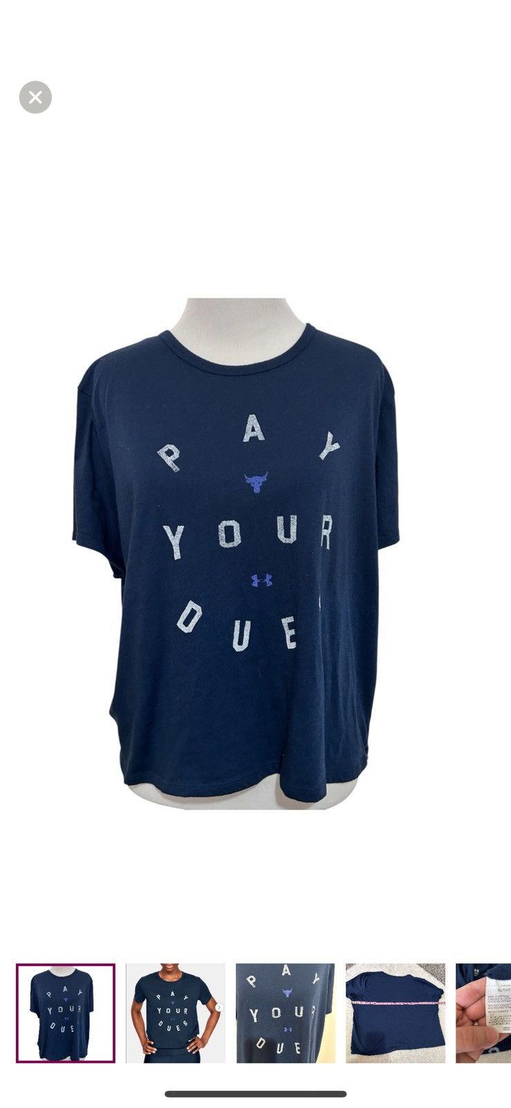 Under Armour Under armour XL PROJECT rock pay your dues tee Size XL / US 12-14 / IT 48-50 - 1 Thumbnail