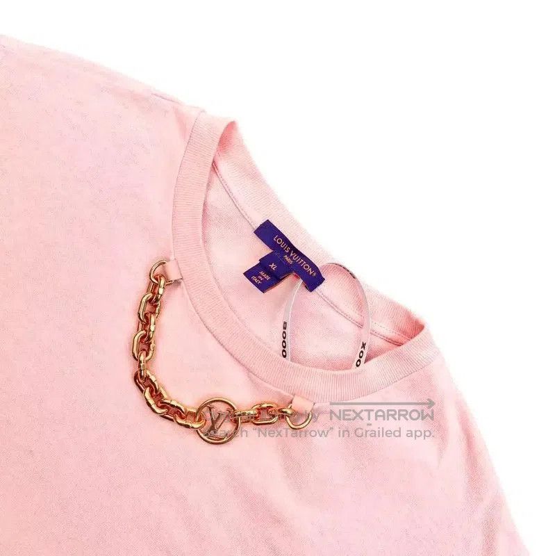 Louis Vuitton Louis Vuitton Pink Cotton T. Size XL / US 12-14 / IT 48-50 - 3 Thumbnail